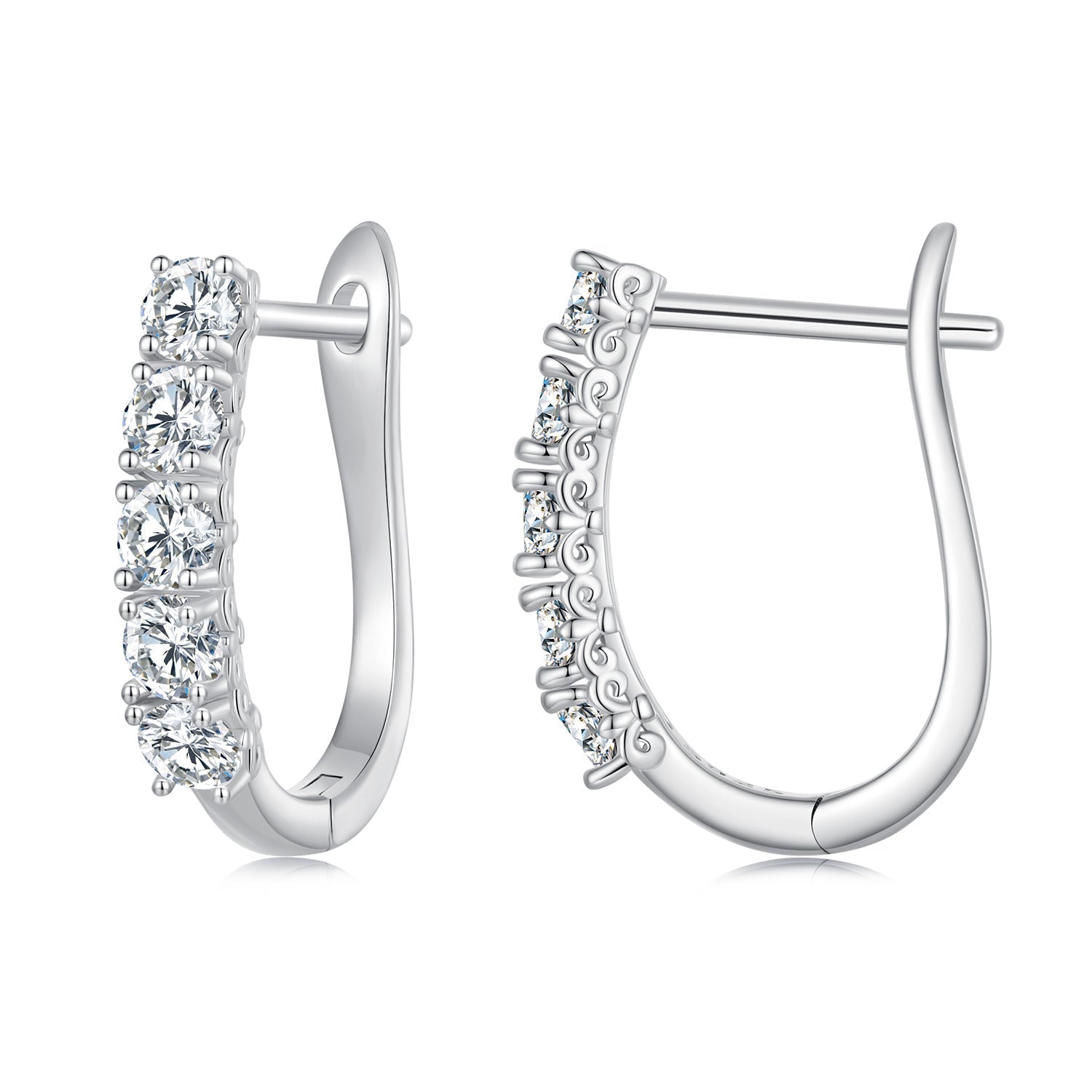 S925 Sterling Silver Moissanite Earrings 0.30 Carat for Women DestGlow