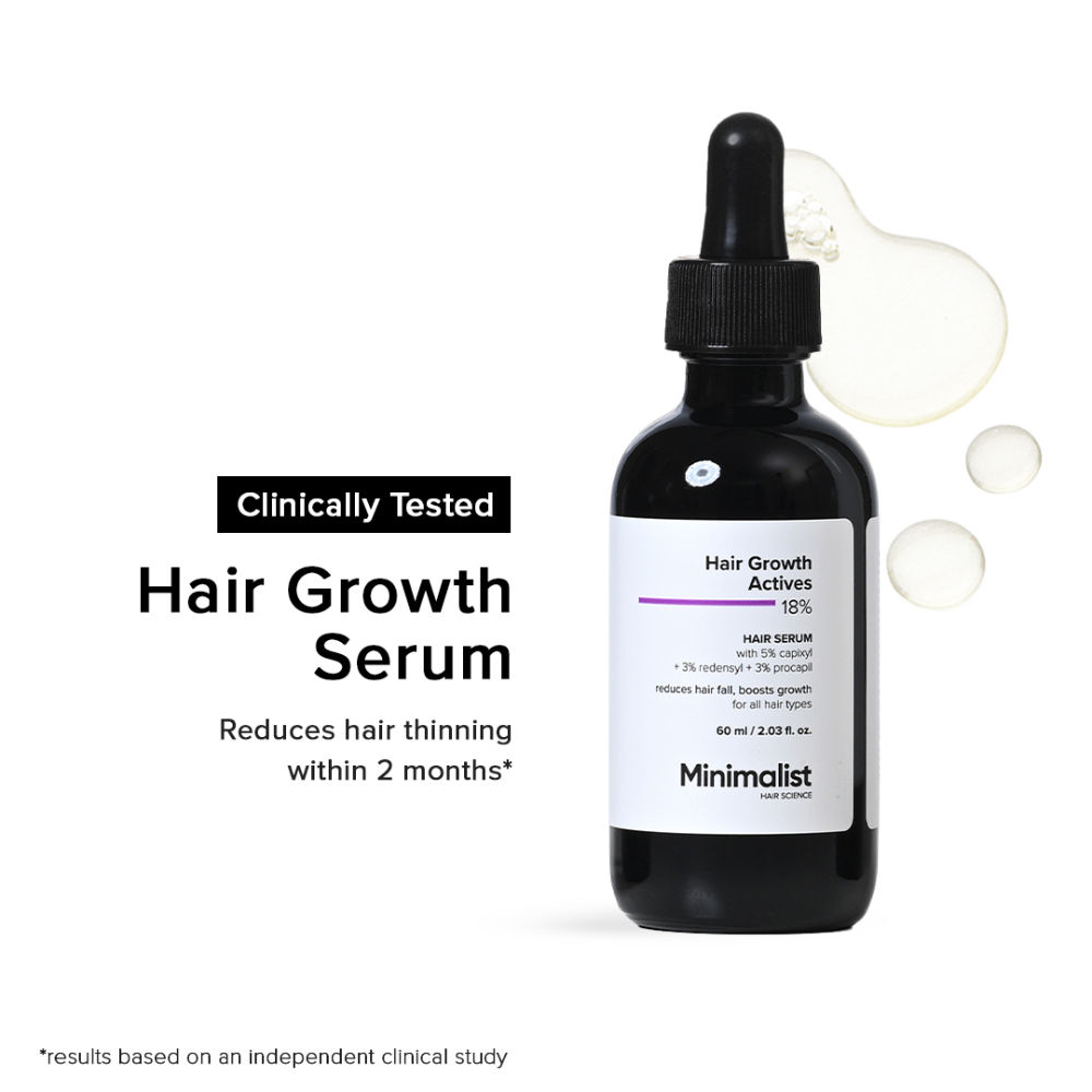 Minimalist Hair Growth Actives 18% Hair Serum by Dista