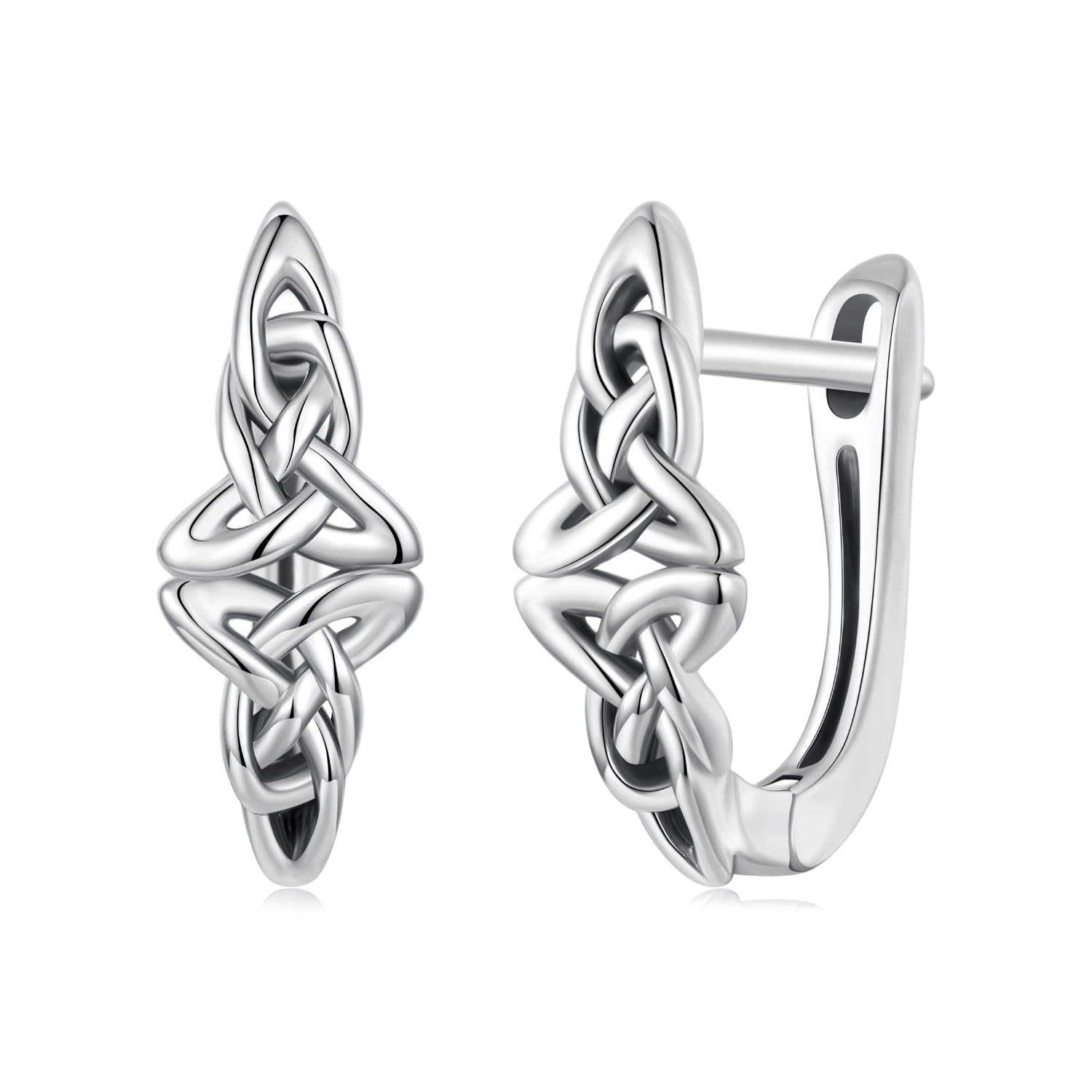 925 Sterling Silver Oxidized Silver Hoop Earrings 1.4*0.5cm for Women DestGlow