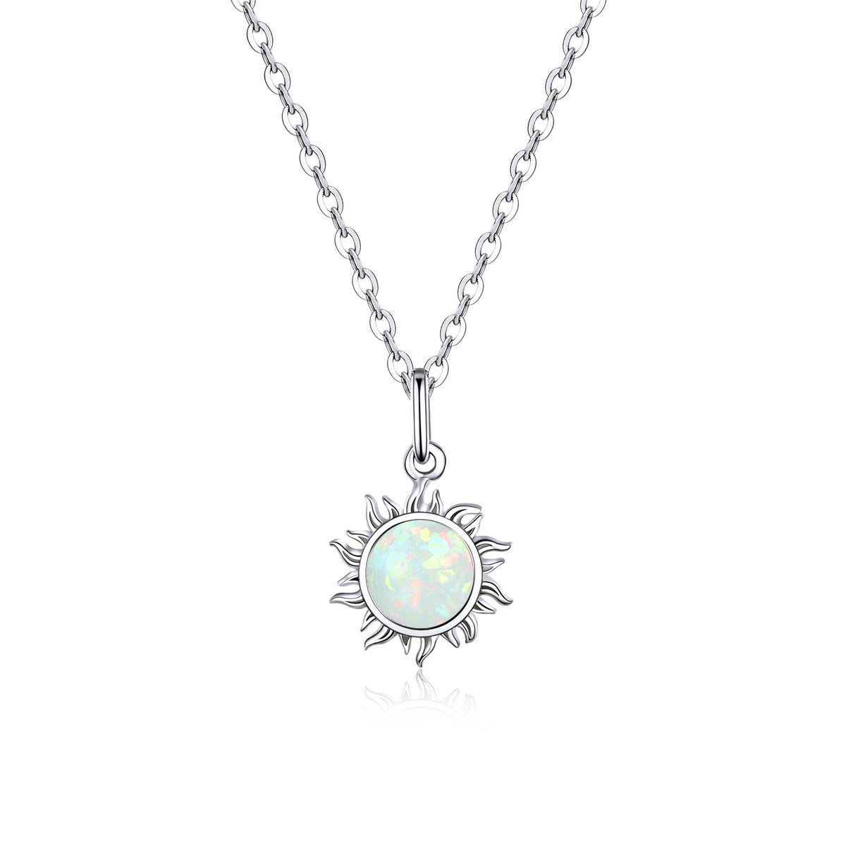 925 Sterling Silver Necklace 45cm for Women DestGlow