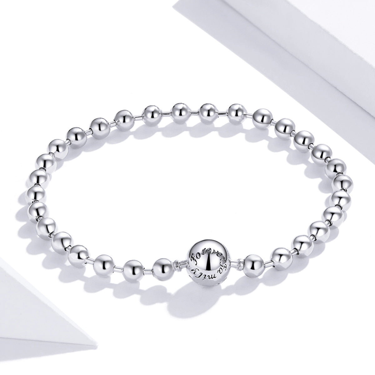 925 Sterling Silver Bracelet 17cm Oxidized & Platinum Plated for Women DestGlow