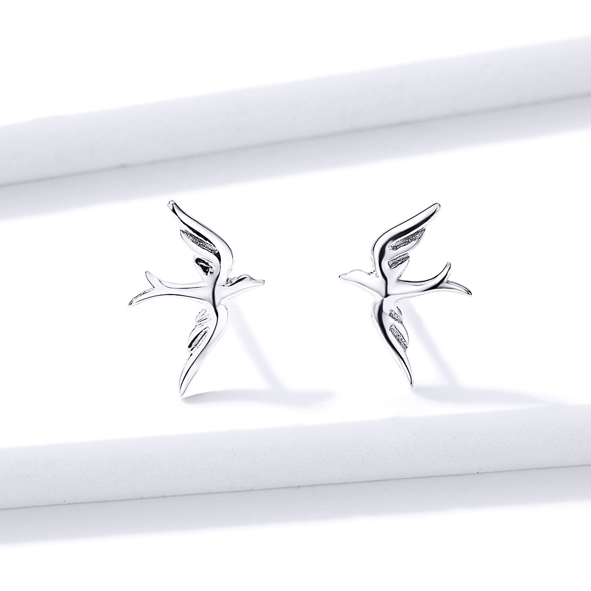 925 Sterling Silver Earrings 0.7*1.2cm for Women DestGlow