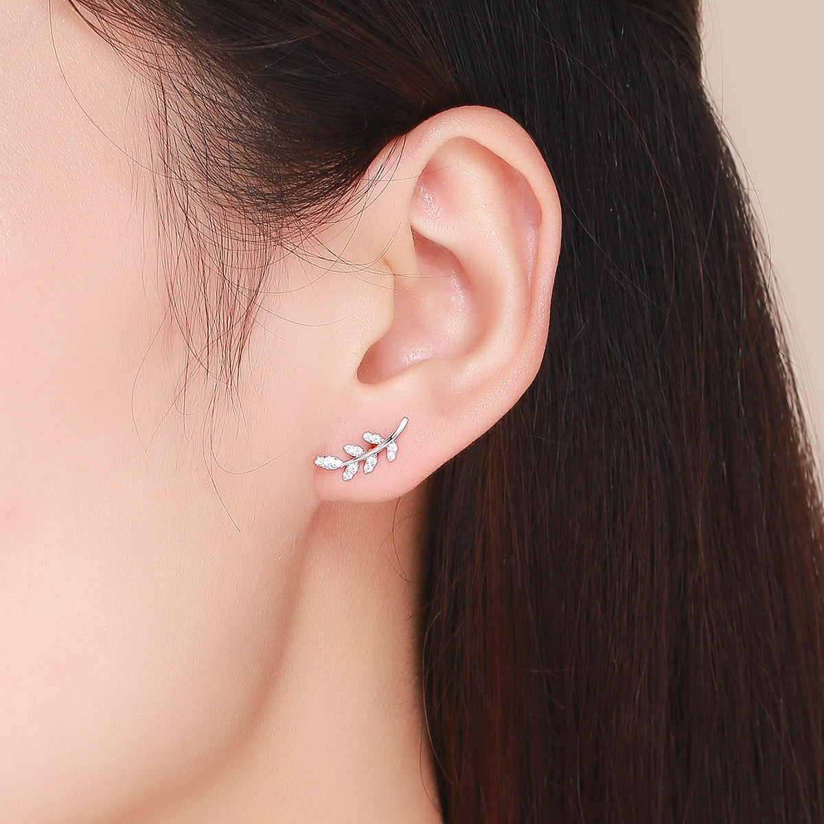 925 Sterling Silver Earrings with CZ DestGlow