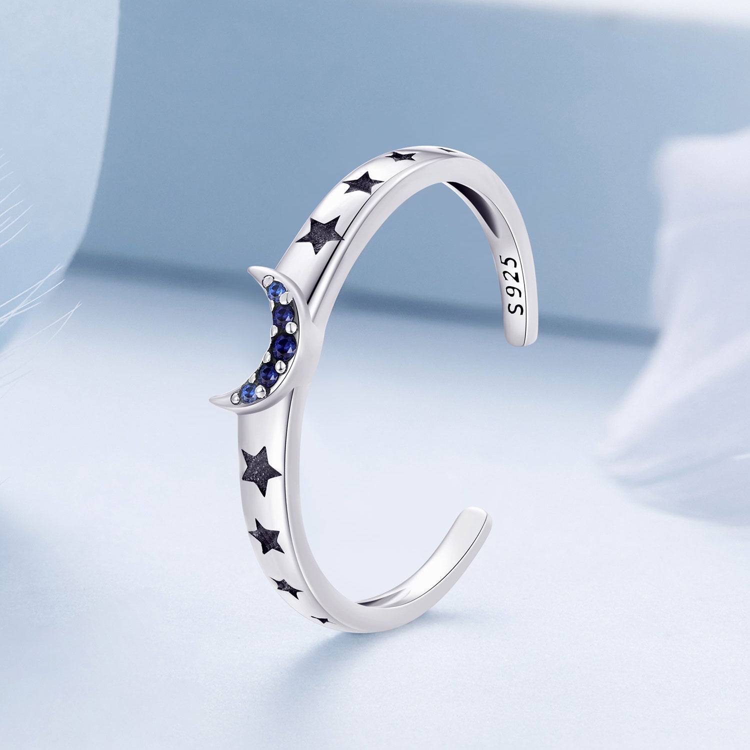 925 Sterling Silver Pavé Setting CZ Oxidized Ring | Size Nan | Style E DestGlow