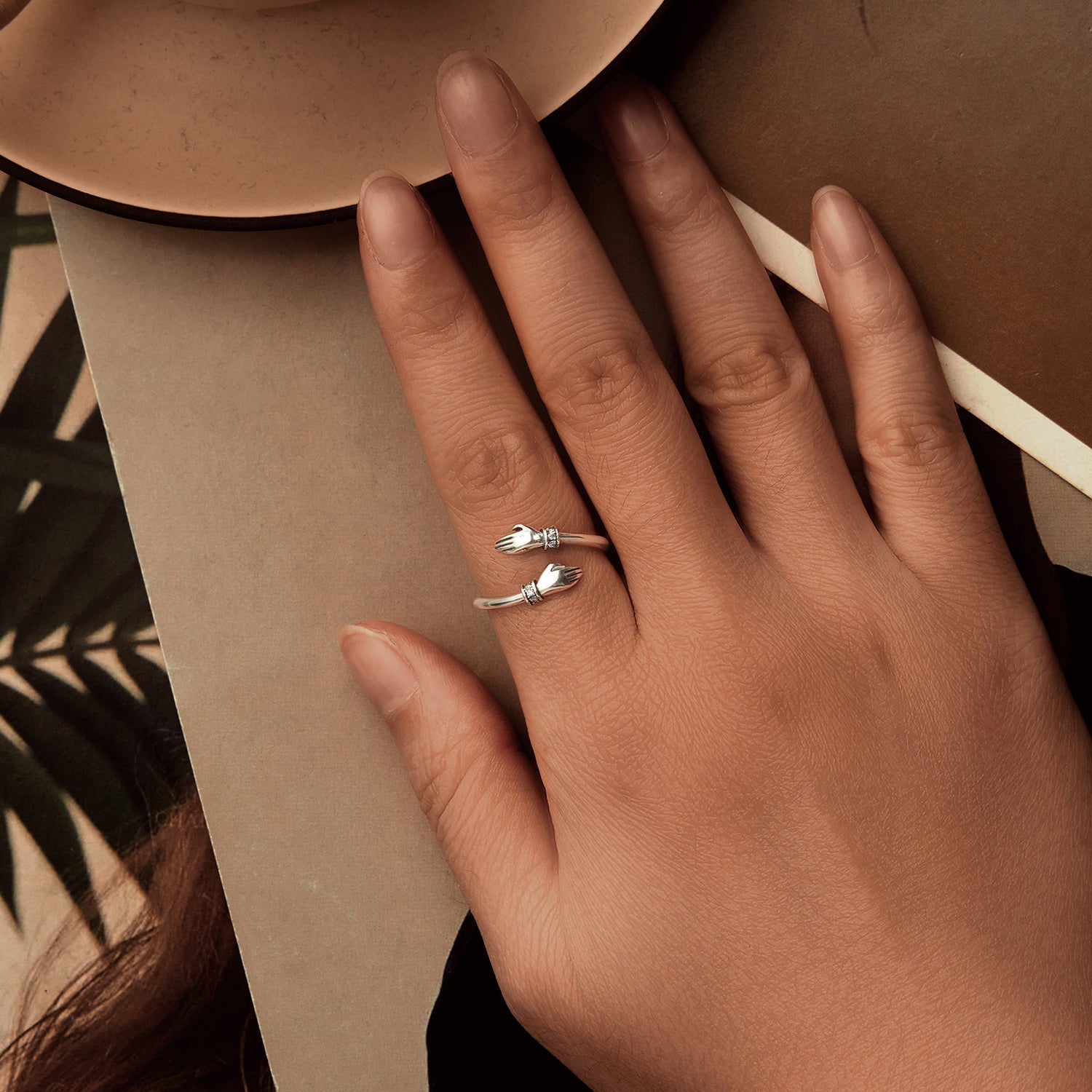 925 Sterling Silver Oxidized Pavé CZ Ring DestGlow