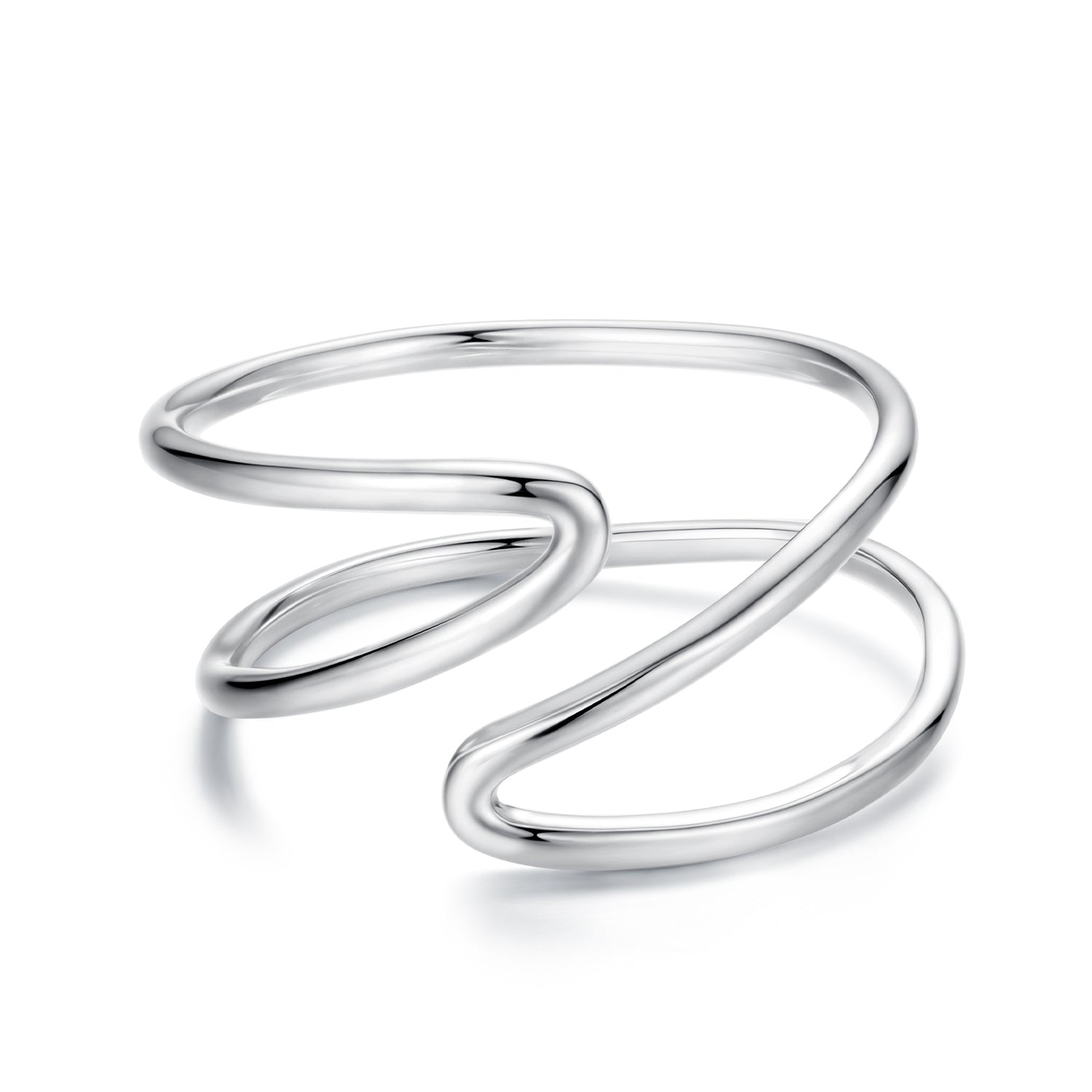 925 Sterling Silver Oxidized Silver 0.12-0.9cm Ring for Unisex DestGlow