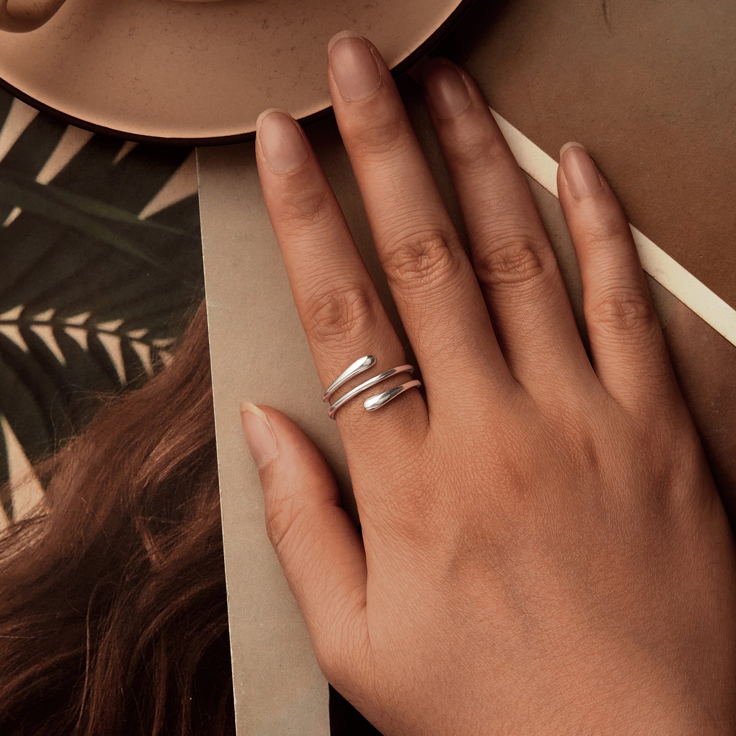 925 Sterling Silver Oxidized Silver Adjustable Rings DestGlow