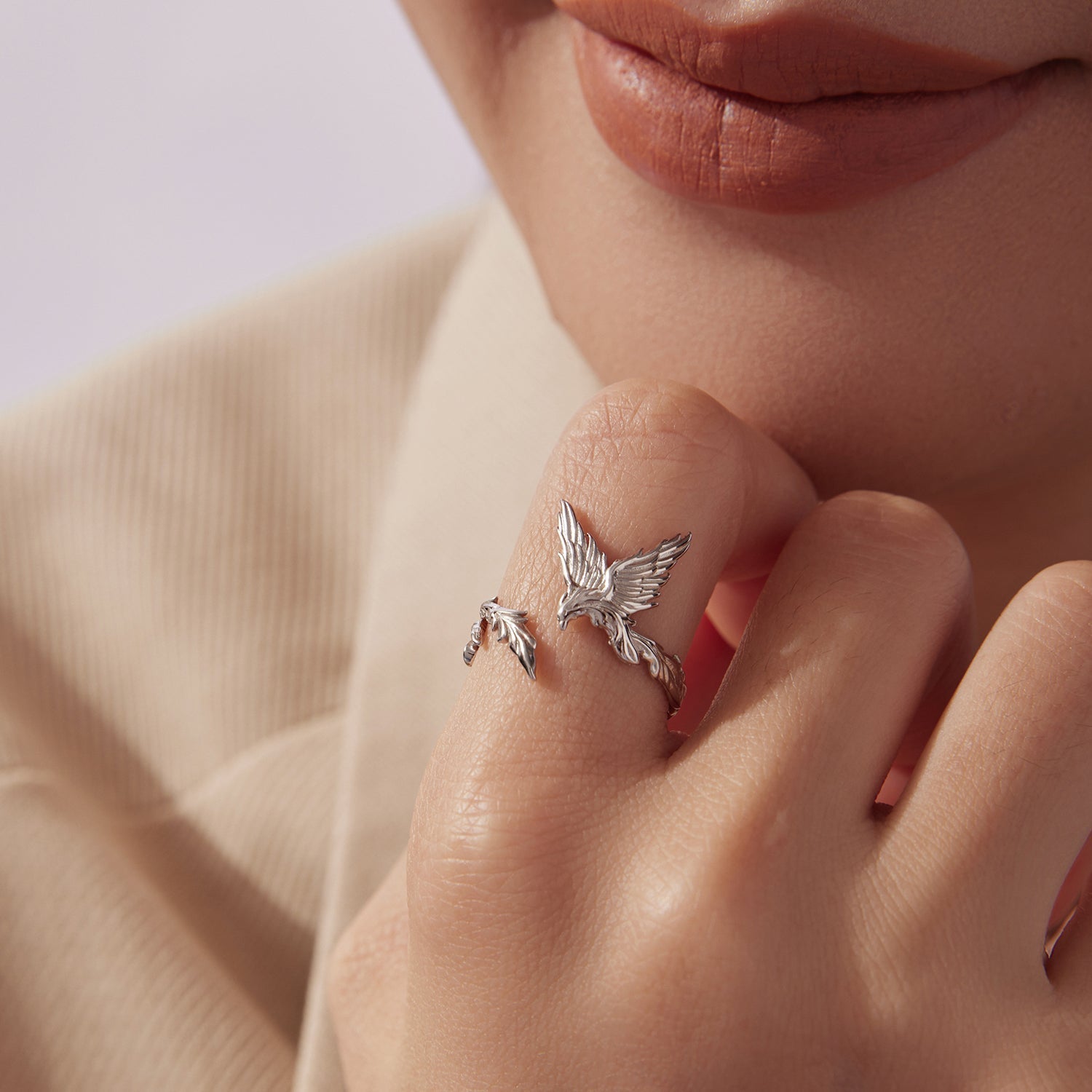 925 Sterling Silver White Gold Plated Rings DestGlow
