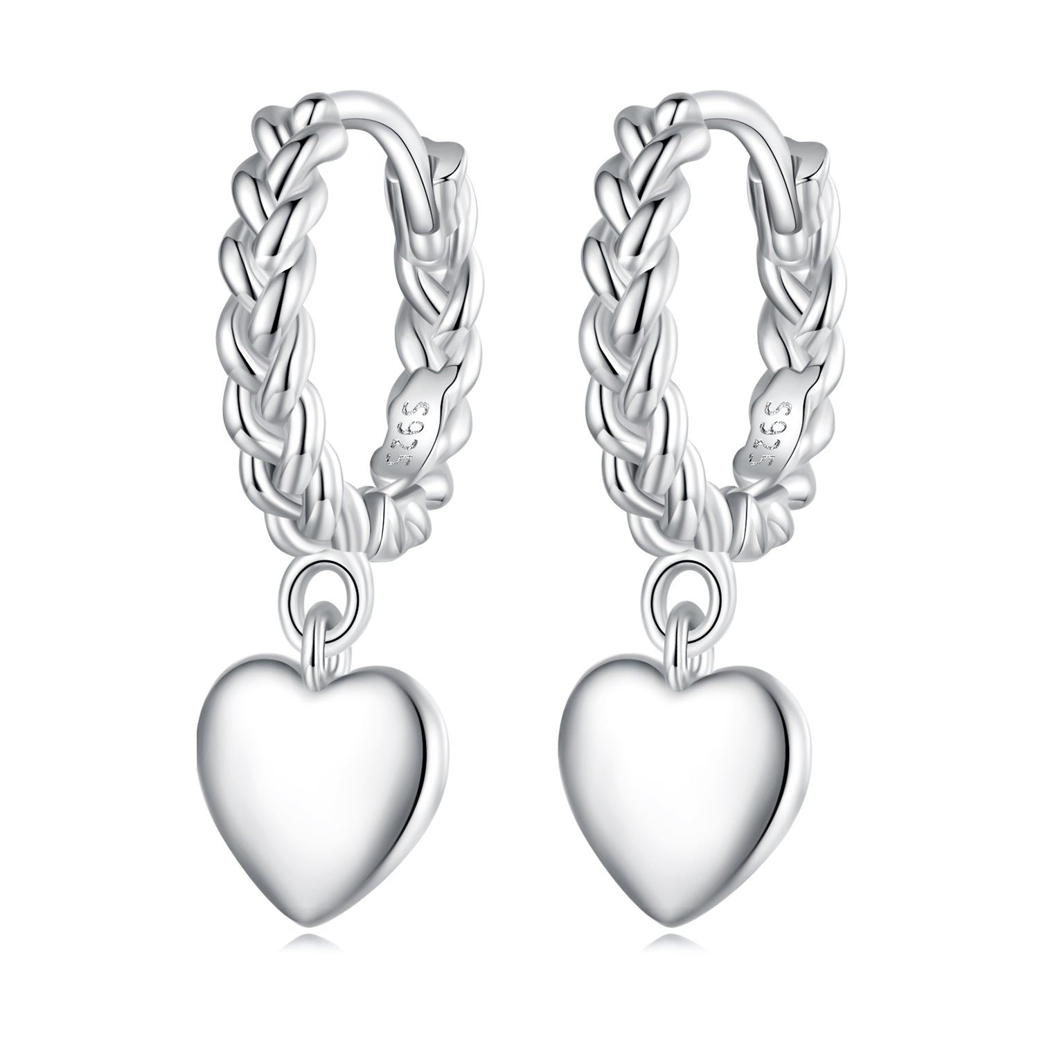 S925 Sterling Silver Earrings for Women with Platinum Plating DestGlow