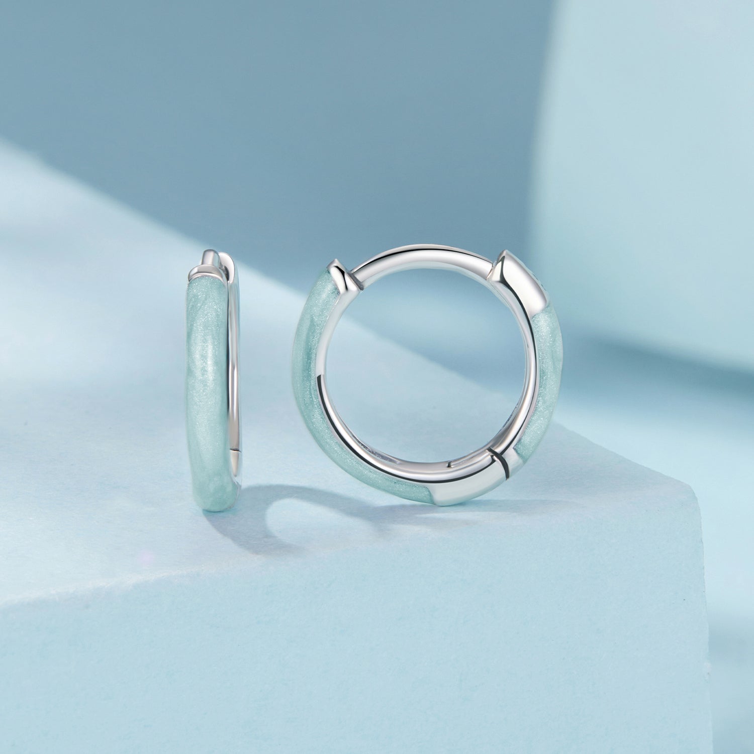 925 Sterling Silver Enamel Oxidized Earrings for Women DestGlow