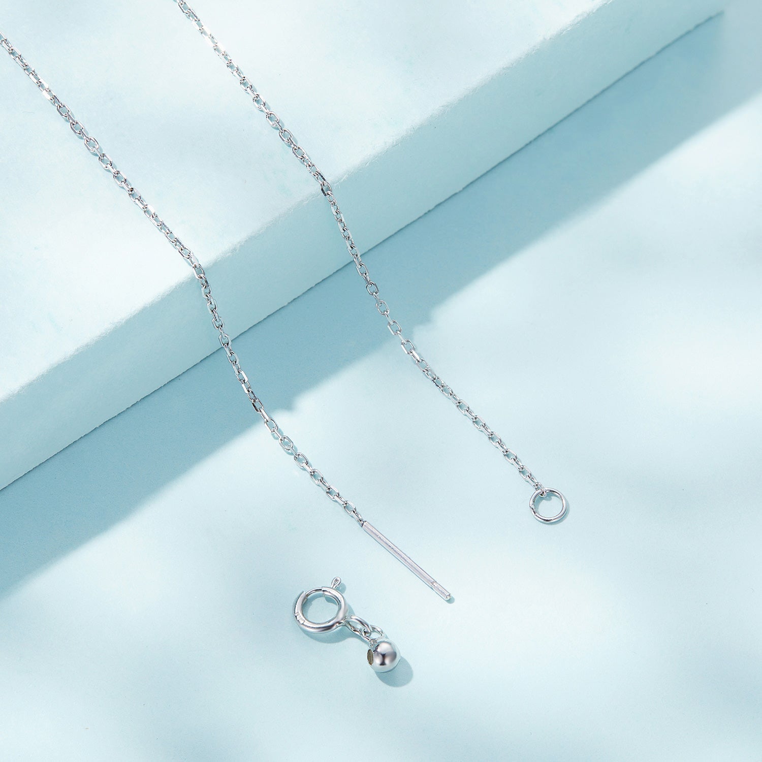 925 Sterling Silver Adjustable Necklaces with Pavé Setting CZ for Women DestGlow
