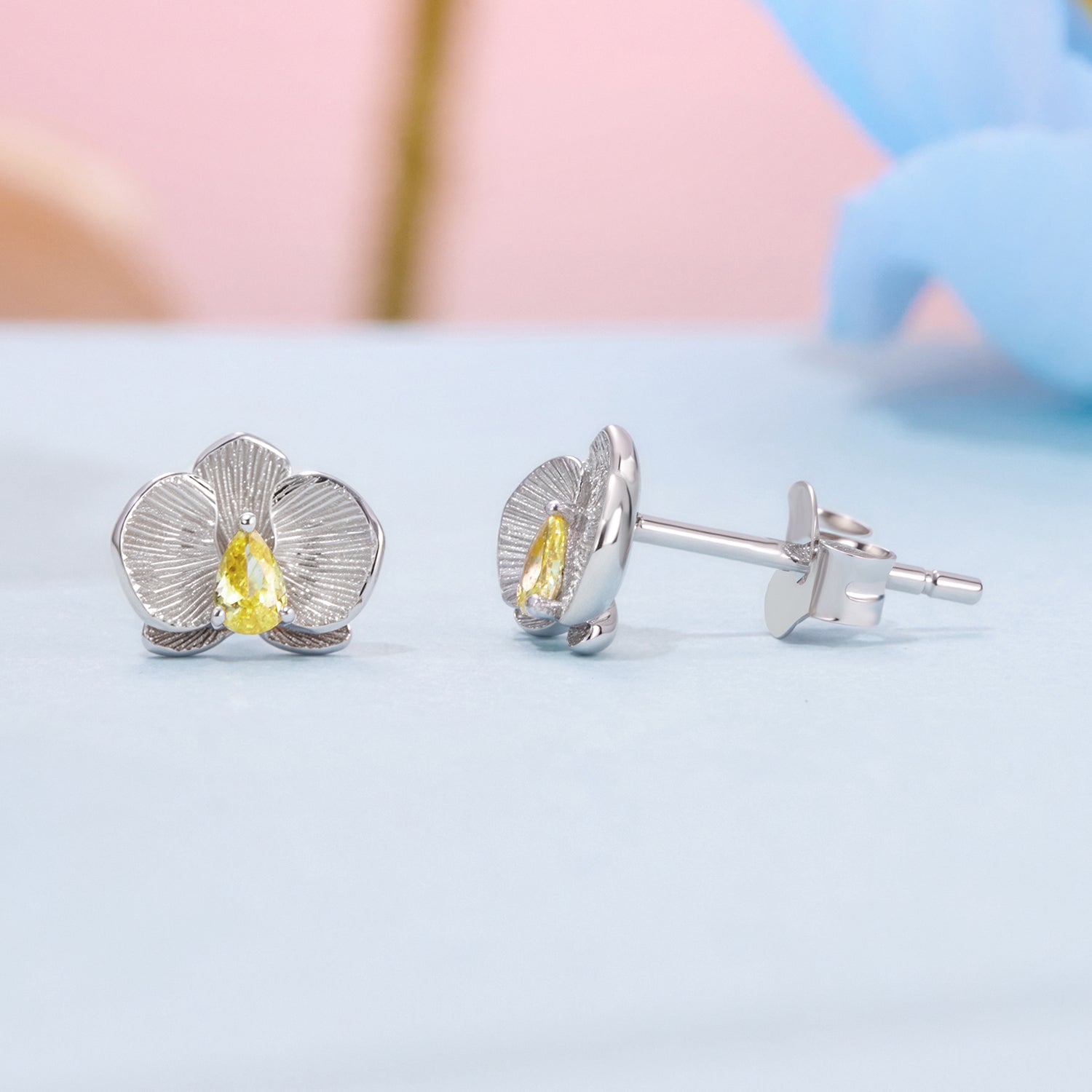 925 Sterling Silver Pavé CZ Earrings for Women - 0.6*0.8cm DestGlow
