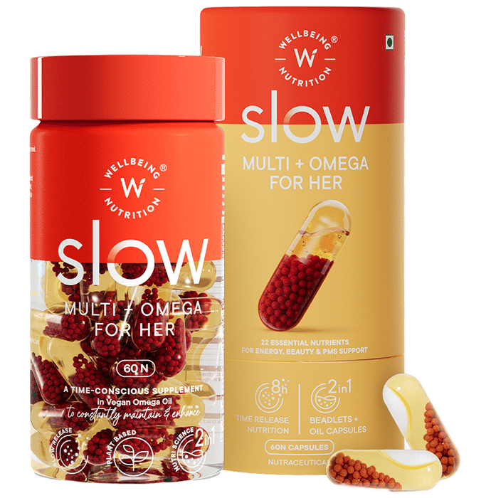 Wellbeing Nutrition Slow Multi + Omega for Her Capsules