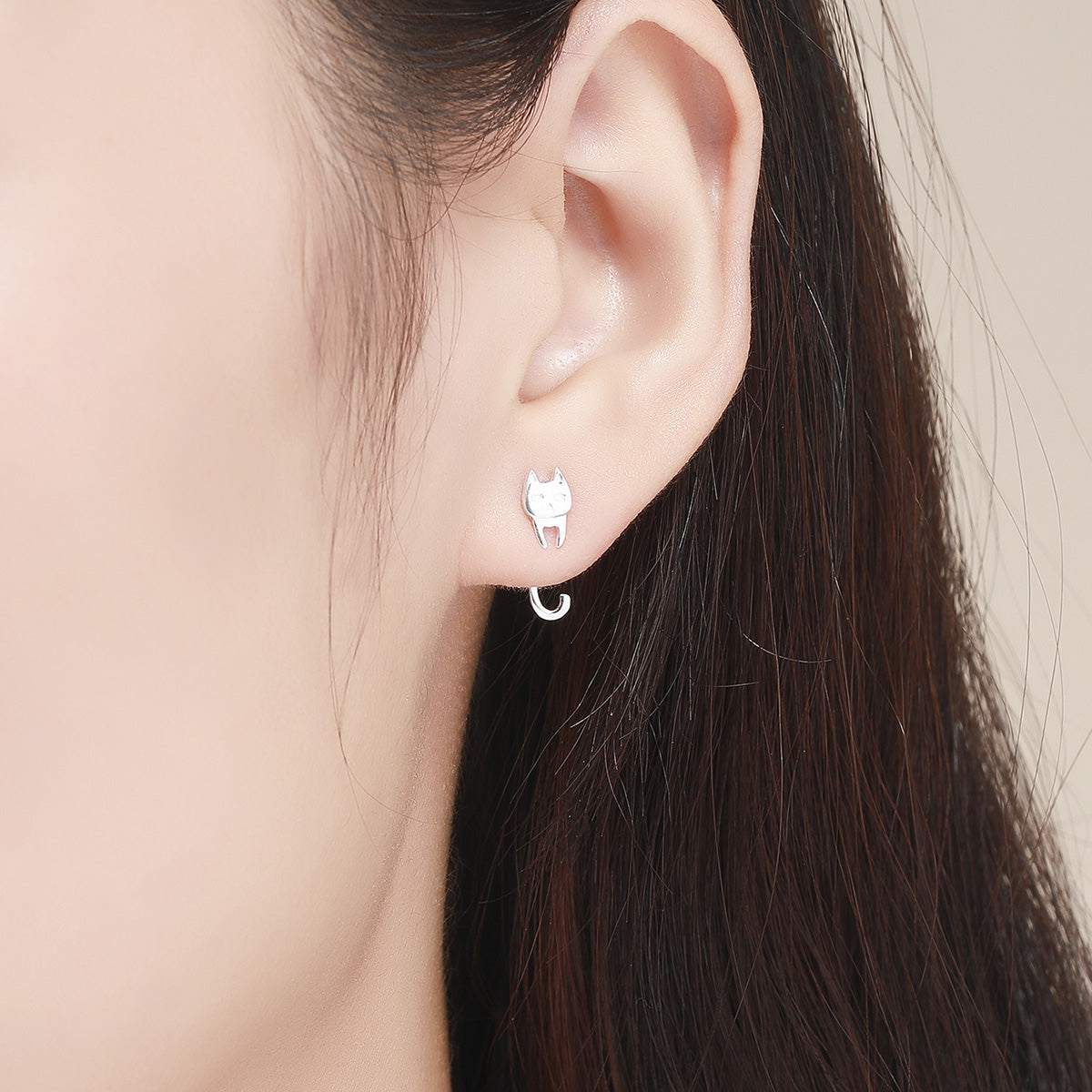 925 Sterling Silver Earrings with Platinum Plating for Women DestGlow