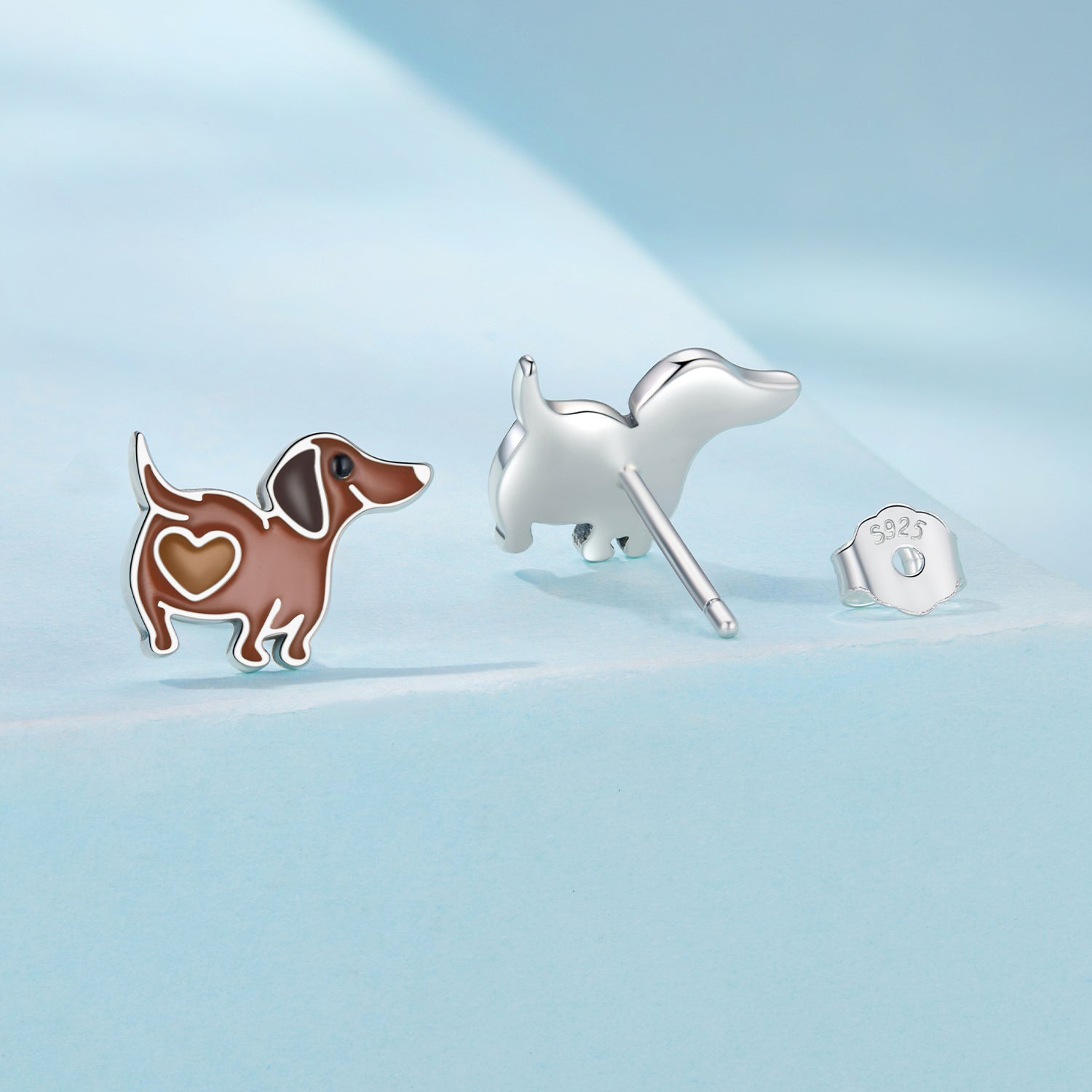 925 Sterling Silver Enamel Oxidized Earrings for Women DestGlow