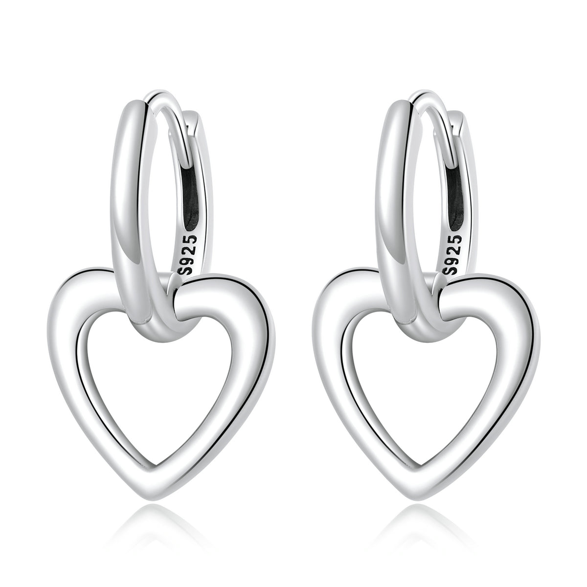 925 Sterling Silver Earrings for Women - Oxidized - 1.9x1.2cm DestGlow