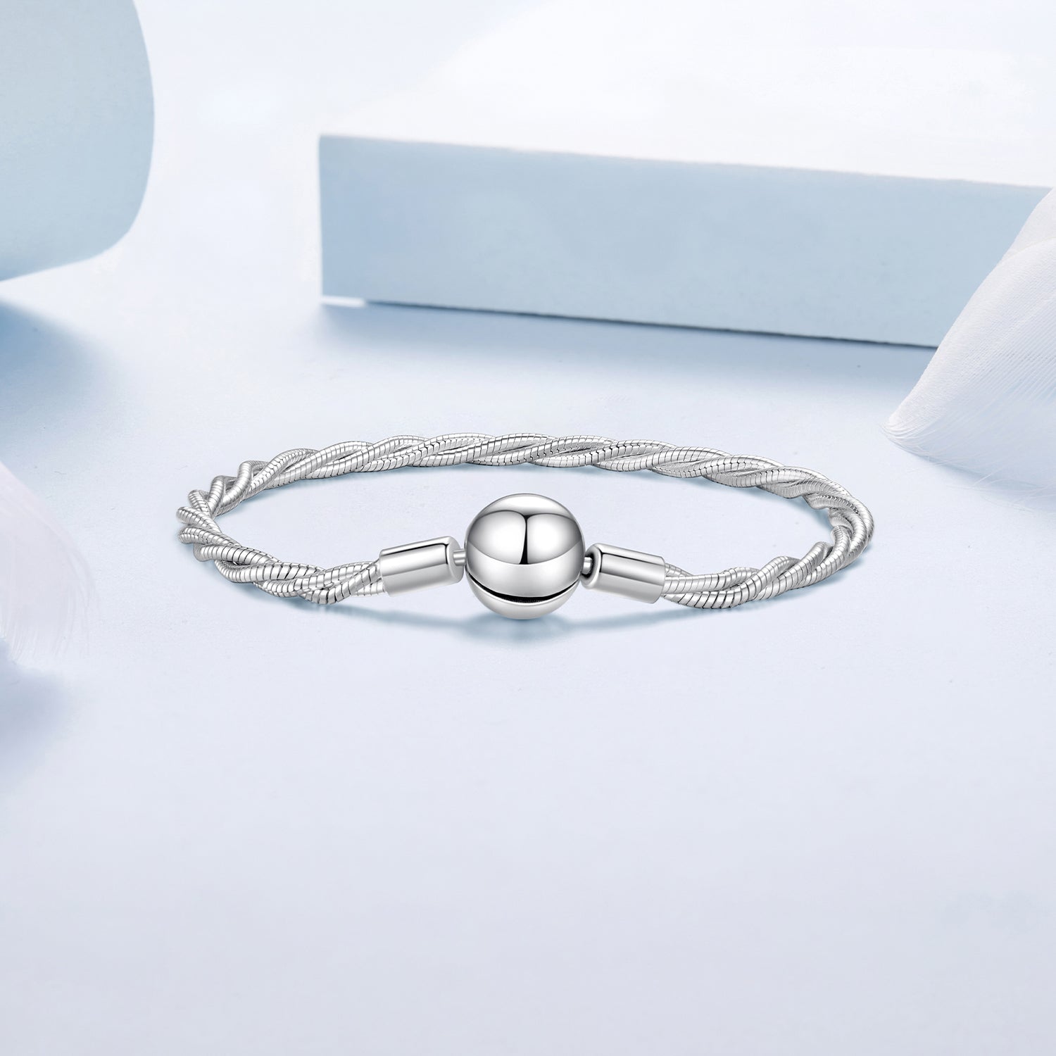 925 Sterling Silver Bracelet 17cm with Oxidized Finish DestGlow