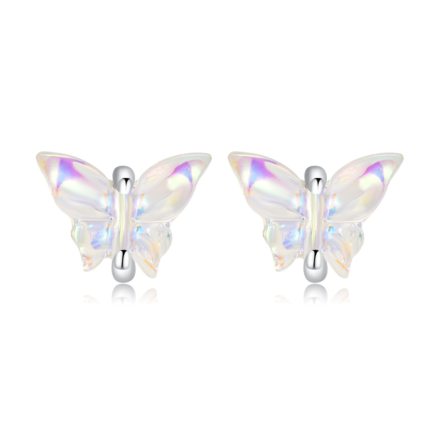925 Sterling Silver Earrings with Resin and Oxidized Silver for Women DestGlow