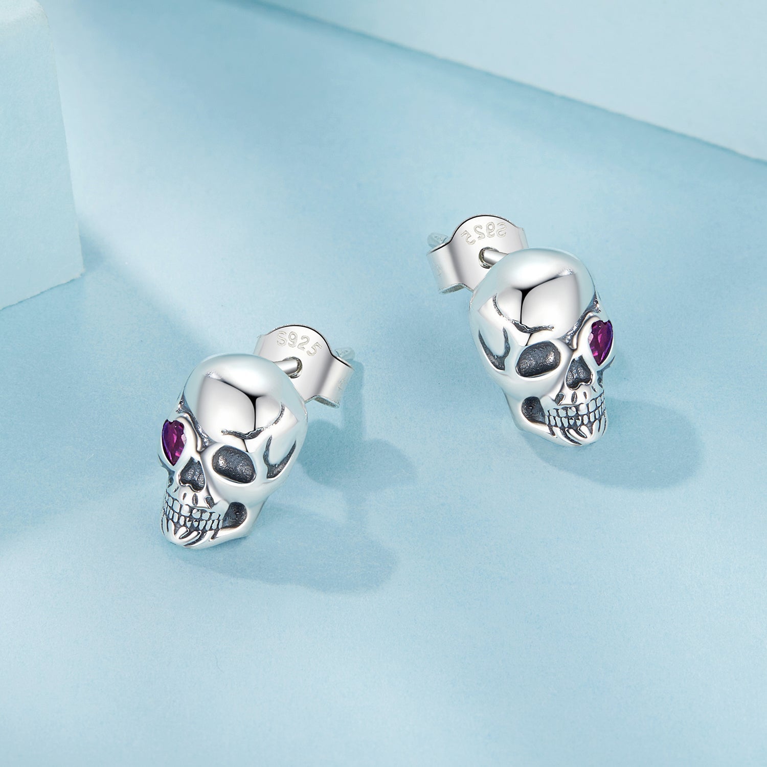 925 Sterling Silver Pavé Setting CZ Earrings 1x0.7cm for Women DestGlow