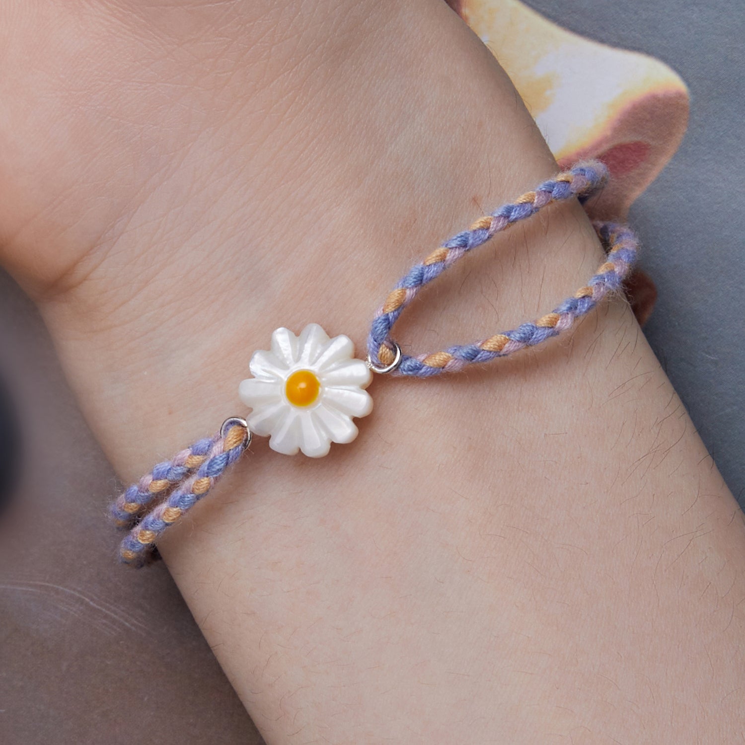 925 Sterling Silver Plated Platinum Deep Seashell Bracelet 24cm Adjustable for Women DestGlow