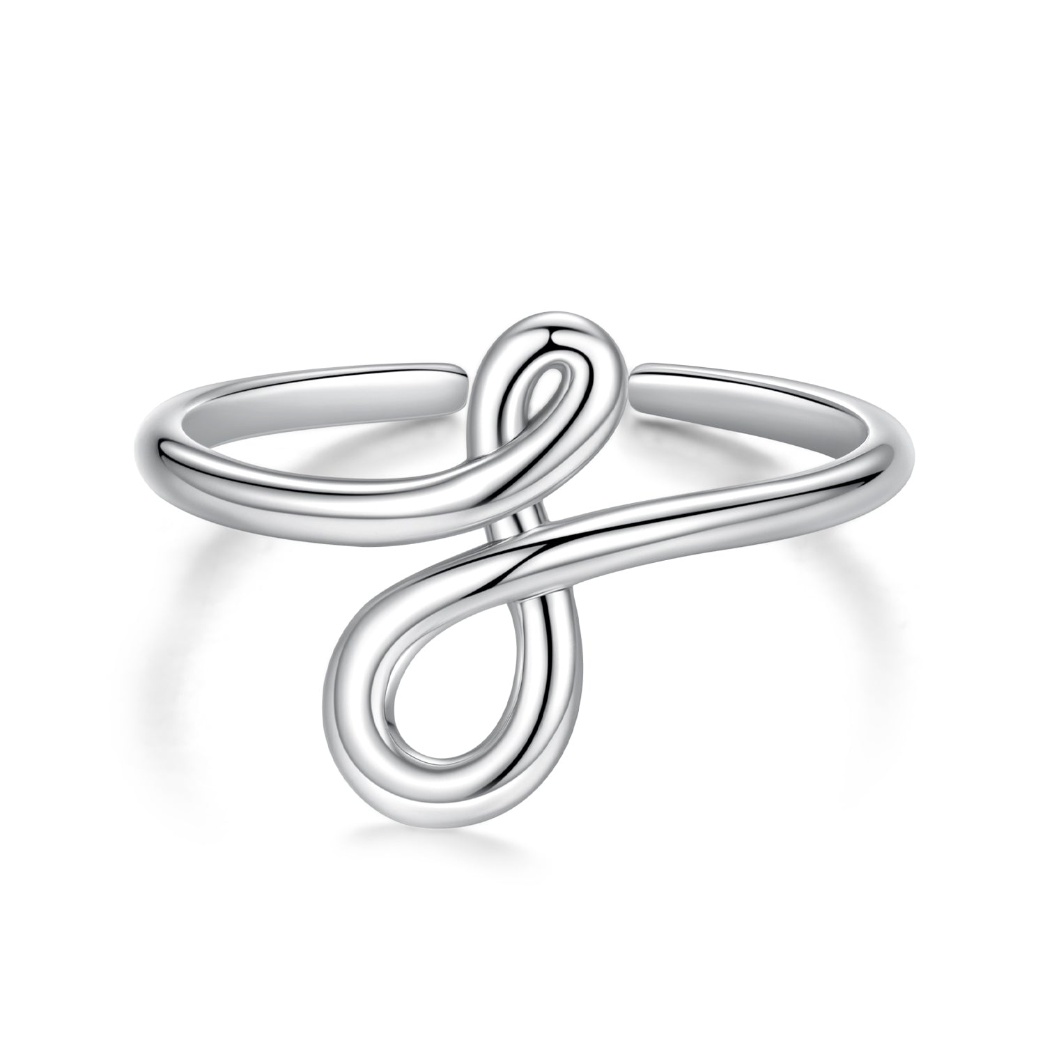 925 Sterling Silver Oxidized Silver 0.16 cm Ring DestGlow