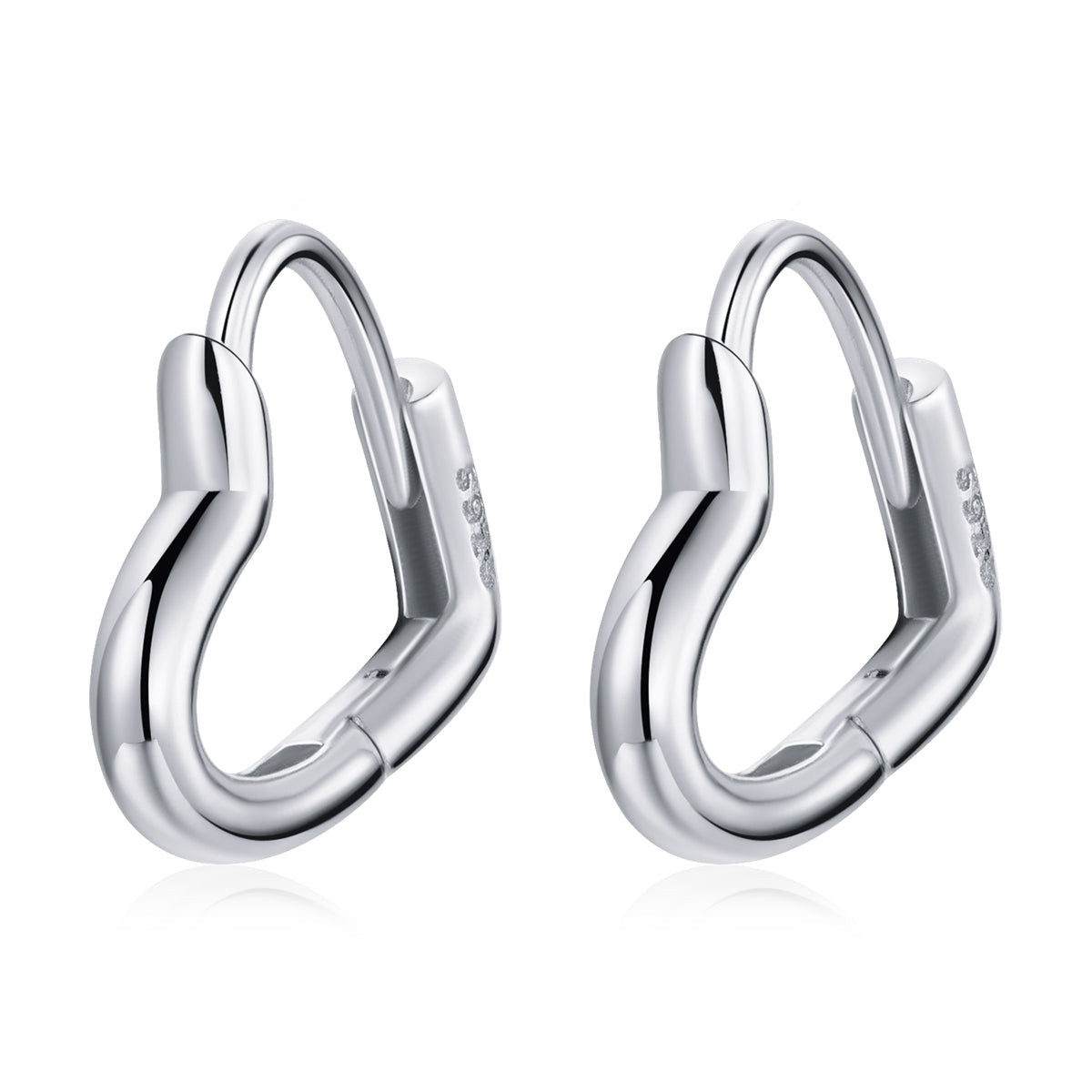 925 Sterling Silver & Platinum Earrings for Women DestGlow