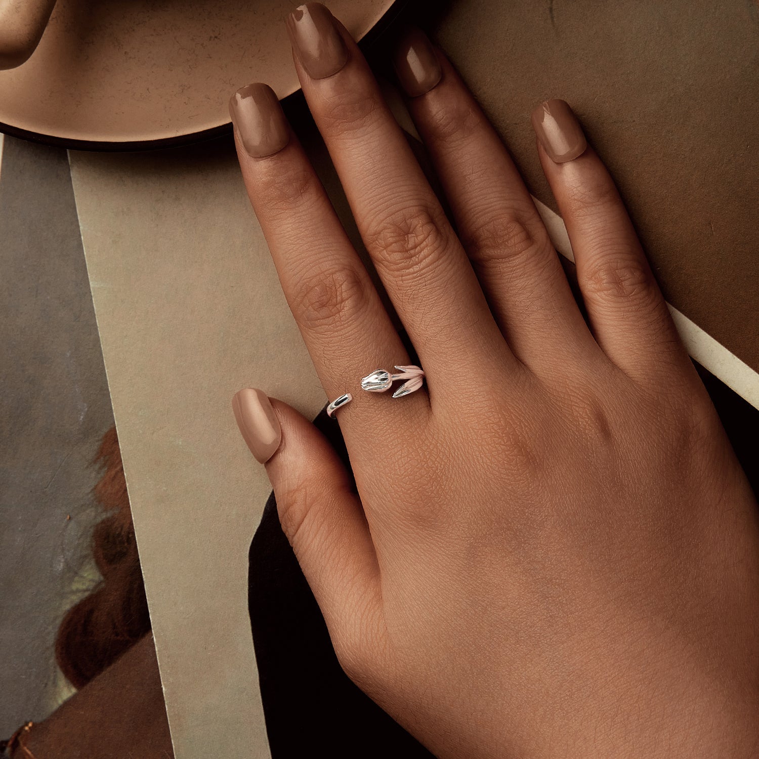925 Sterling Silver Plated White Gold 0.18cm Rings for Women DestGlow