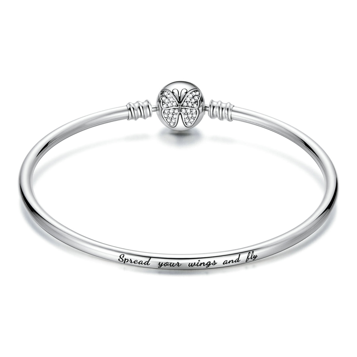 925 Sterling Silver 17.0 cm Oxidized CZ Bracelet for Women DestGlow