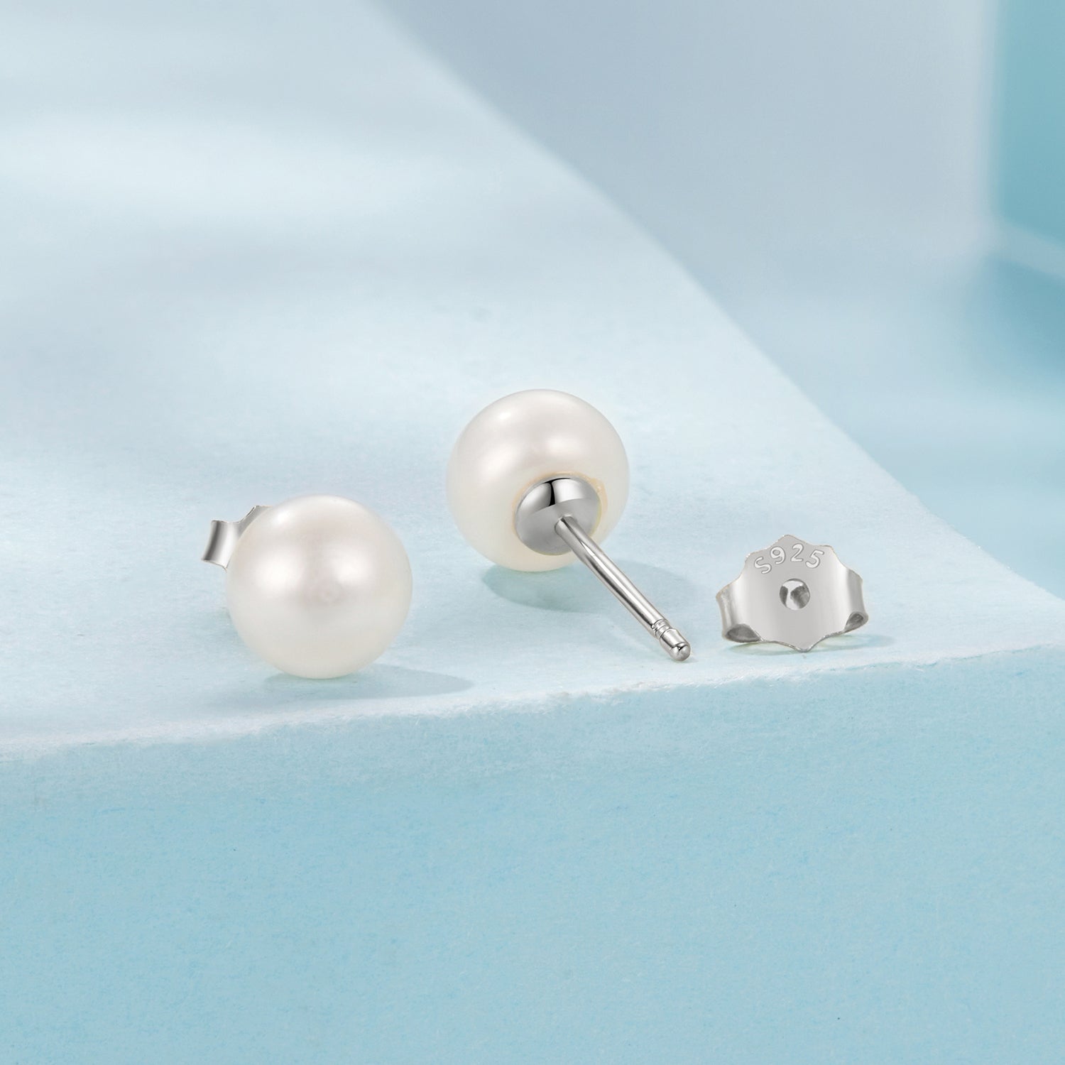 925 Sterling Silver Freshwater Pearl Earrings for Women DestGlow