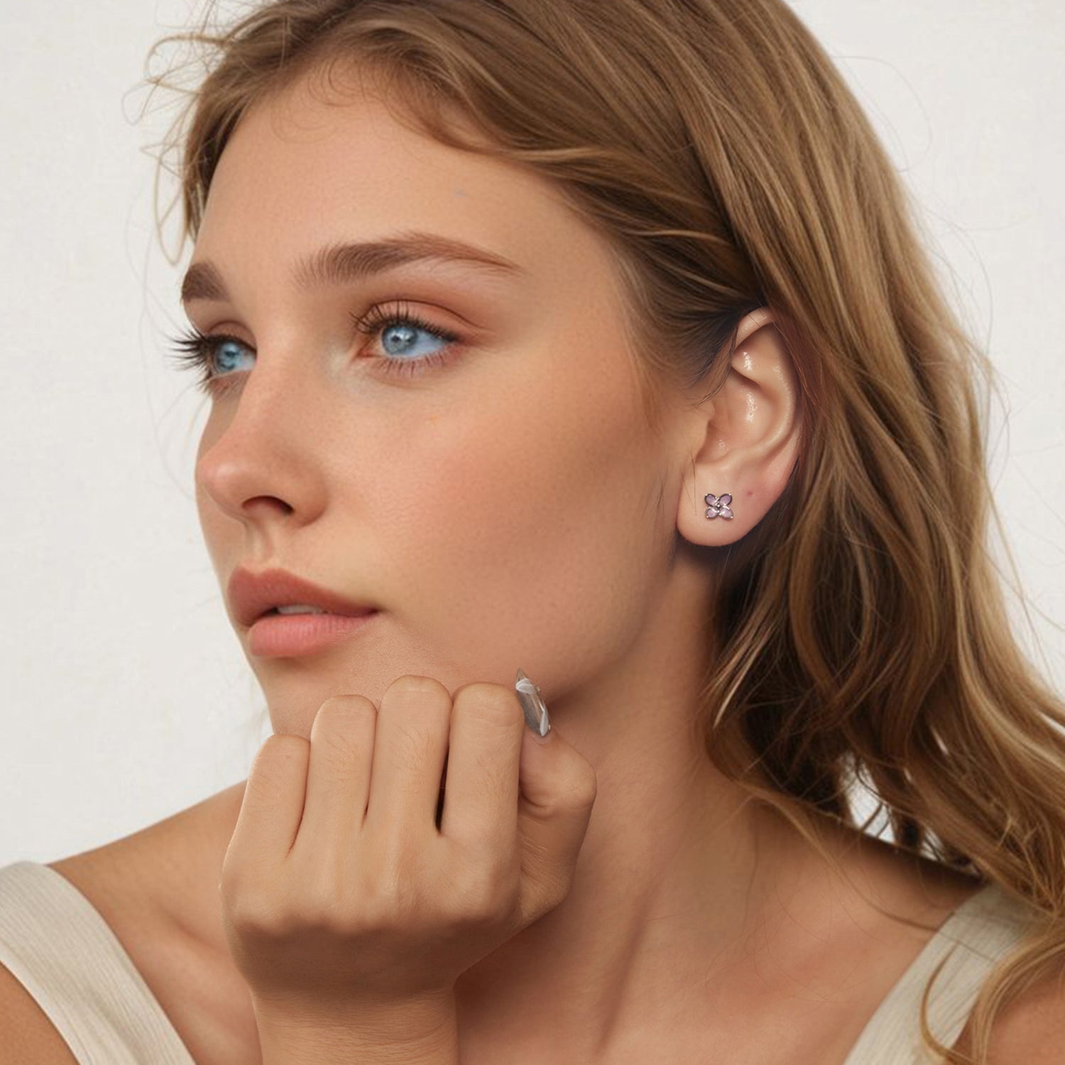 925 Sterling Silver Earrings with Enamel Process for Women DestGlow
