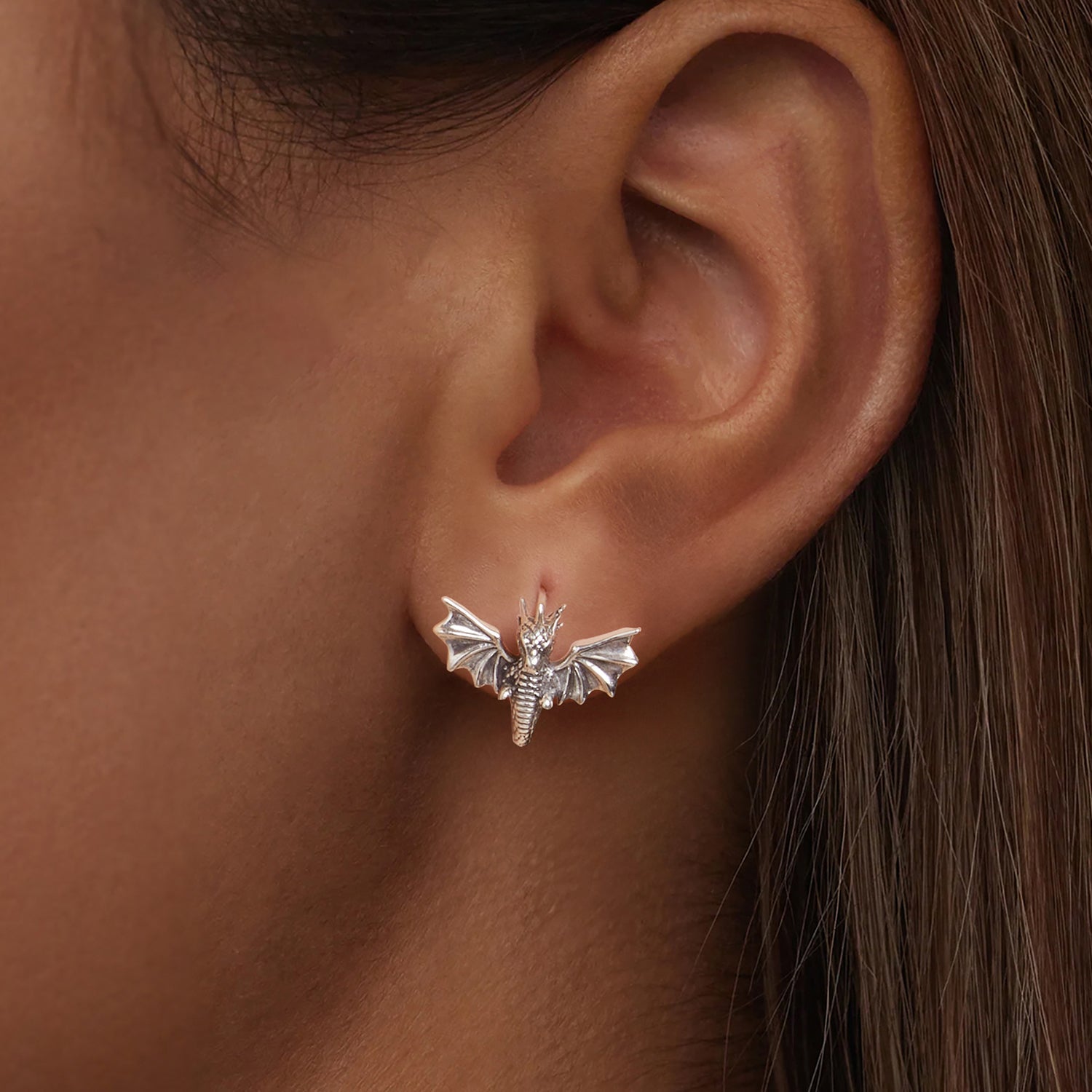 925 Sterling Silver Oxidized Silver Earrings for Women DestGlow