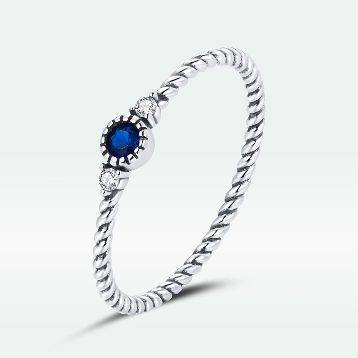 925 Sterling Silver Oxidized Silver CZ Pavé Setting Ring Size 6.0 for Women DestGlow