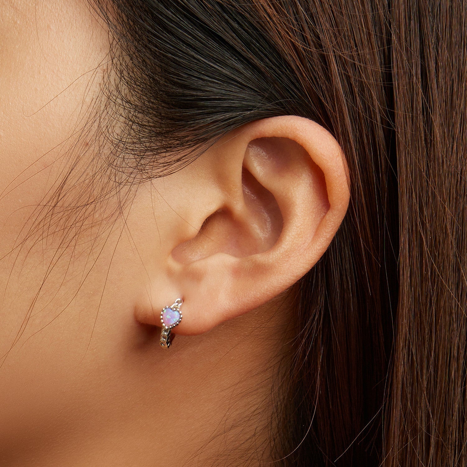 925 Sterling Silver Translucent Opal Earrings for Women DestGlow