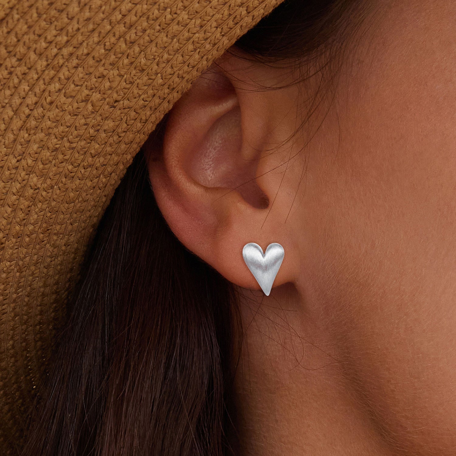 925 Sterling Silver Earrings with Platinum Plating for Women DestGlow