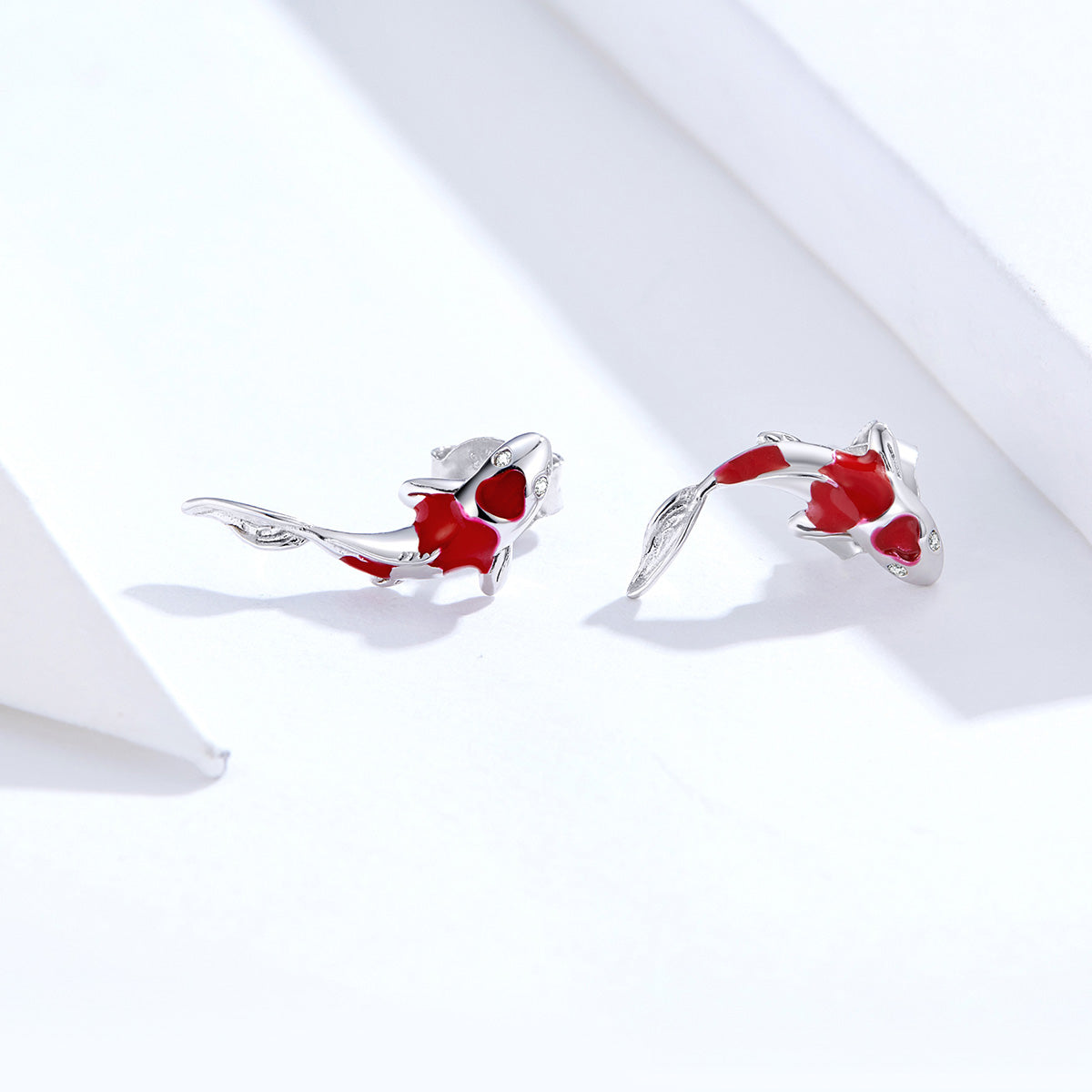 925 Sterling Silver Plated Earrings with Pavé Setting CZ for Women DestGlow