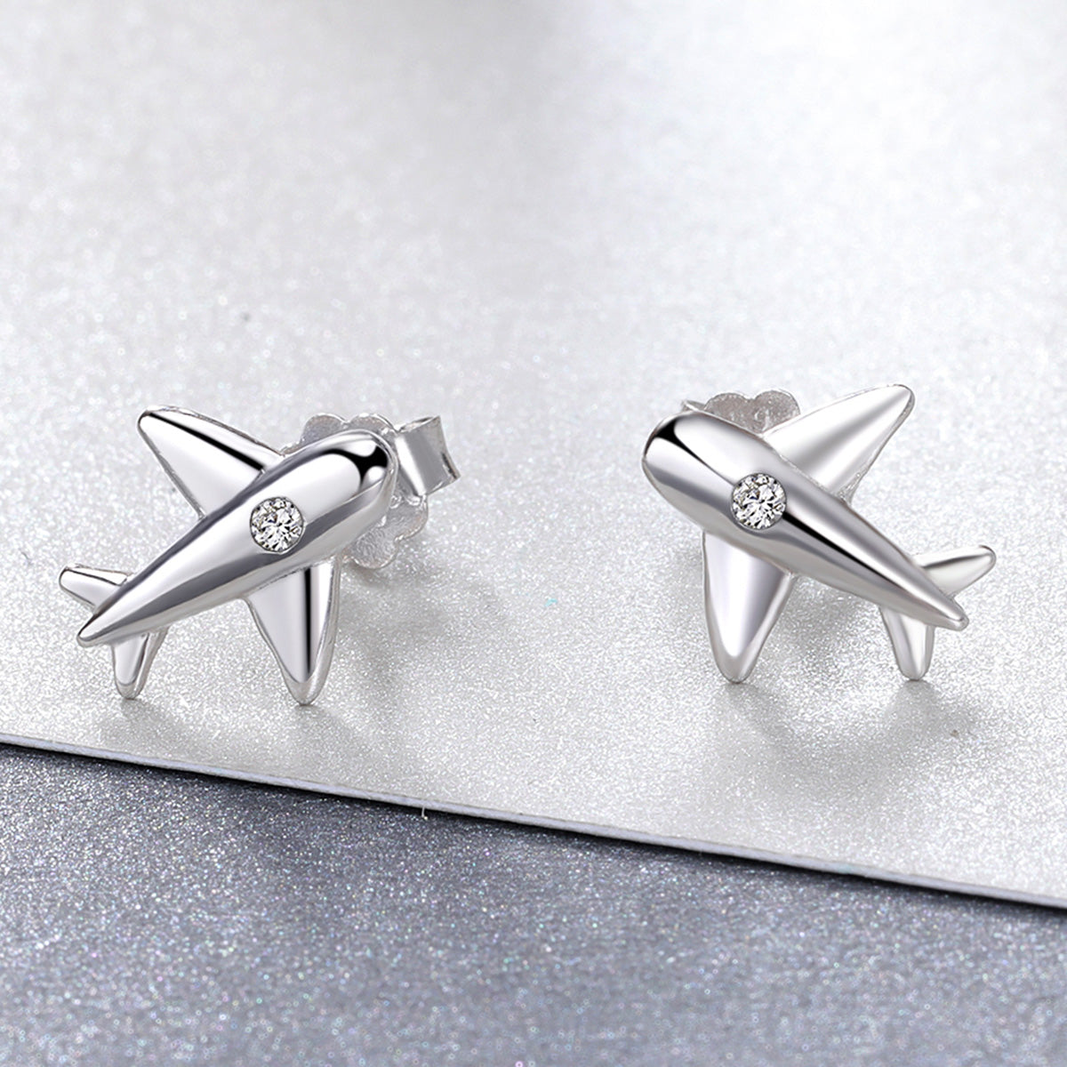 925 Sterling Silver Earrings with Pavé Setting CZ for Women DestGlow