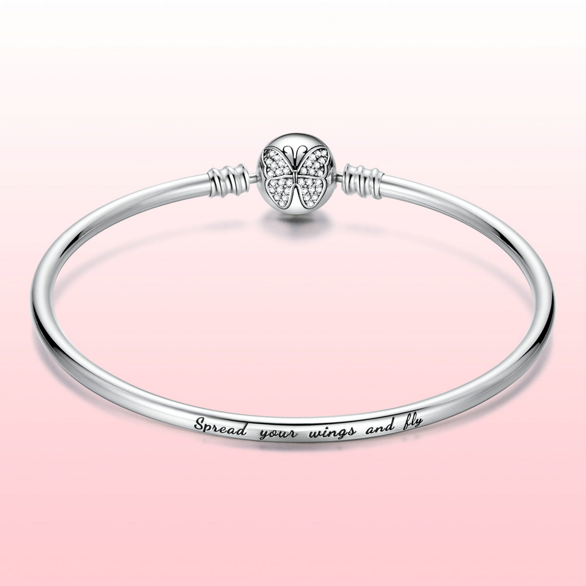 925 Sterling Silver 17.0 cm Oxidized CZ Bracelet for Women DestGlow