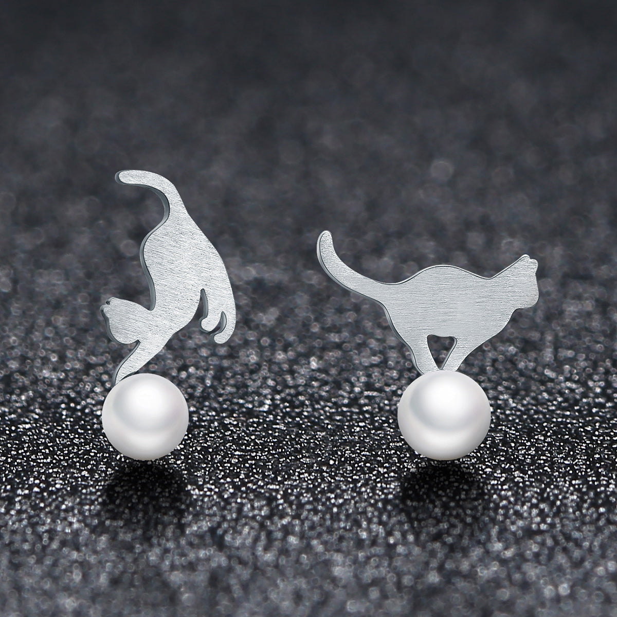 925 Sterling Silver Shell Pearl Earrings for Women DestGlow