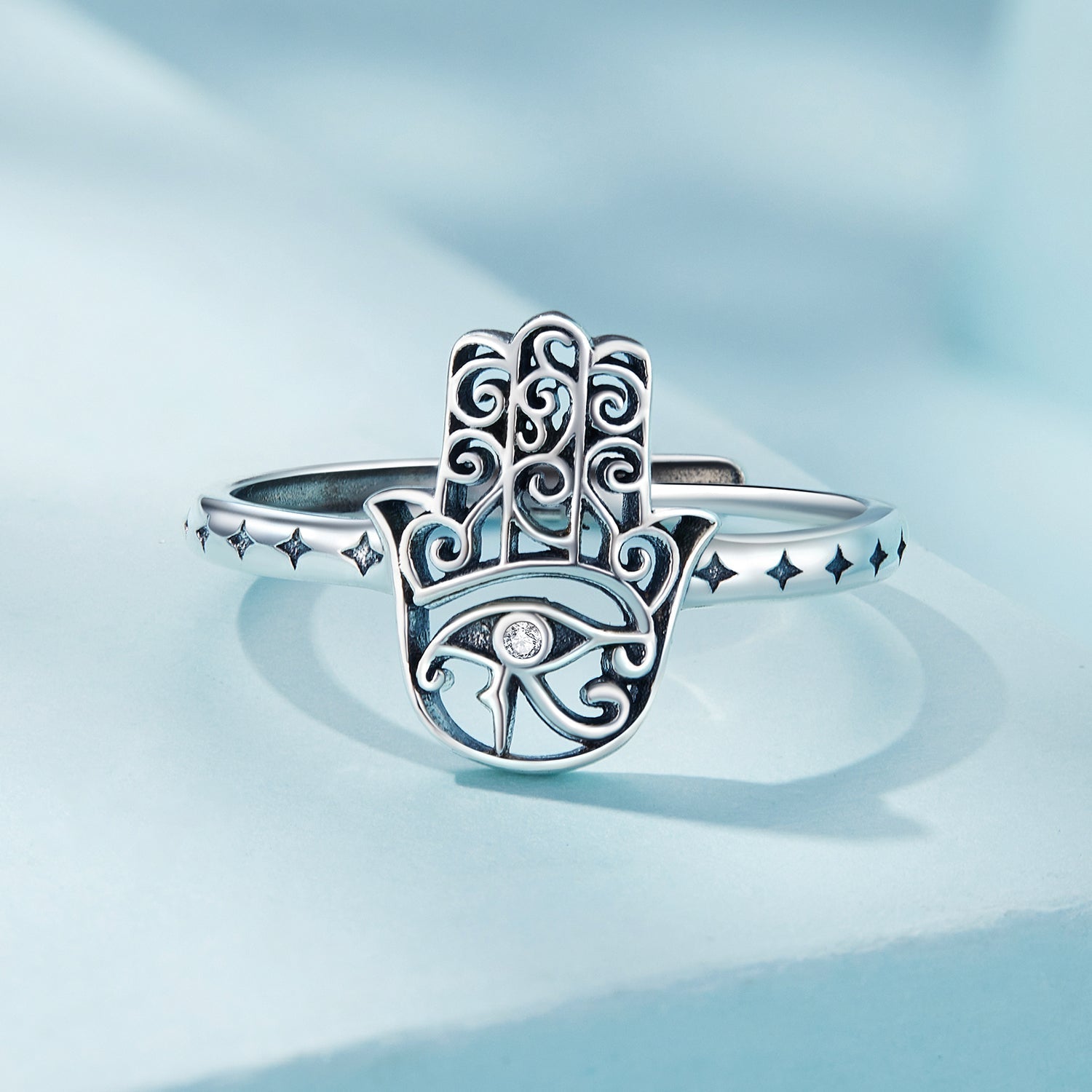 925 Sterling Silver 1.1mm Pavé Setting CZ Ring DestGlow