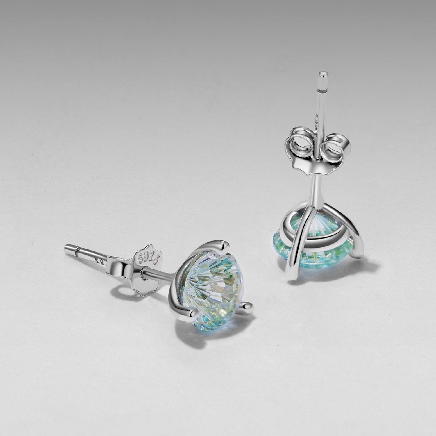 925 Sterling Silver Oxidized CZ Earrings DestGlow