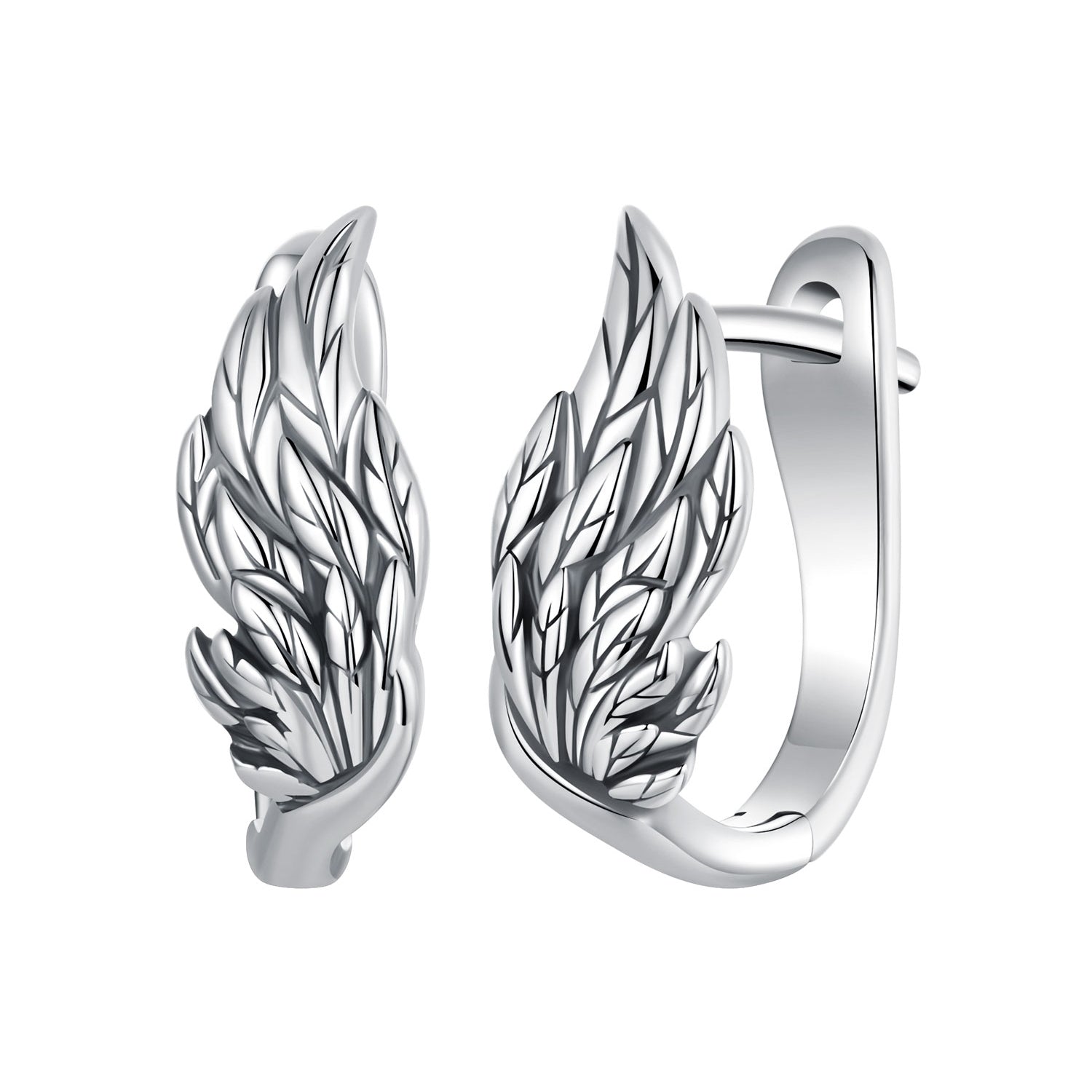925 Sterling Silver Earrings with Oxidized Finish, 1.3x0.5cm for Women DestGlow
