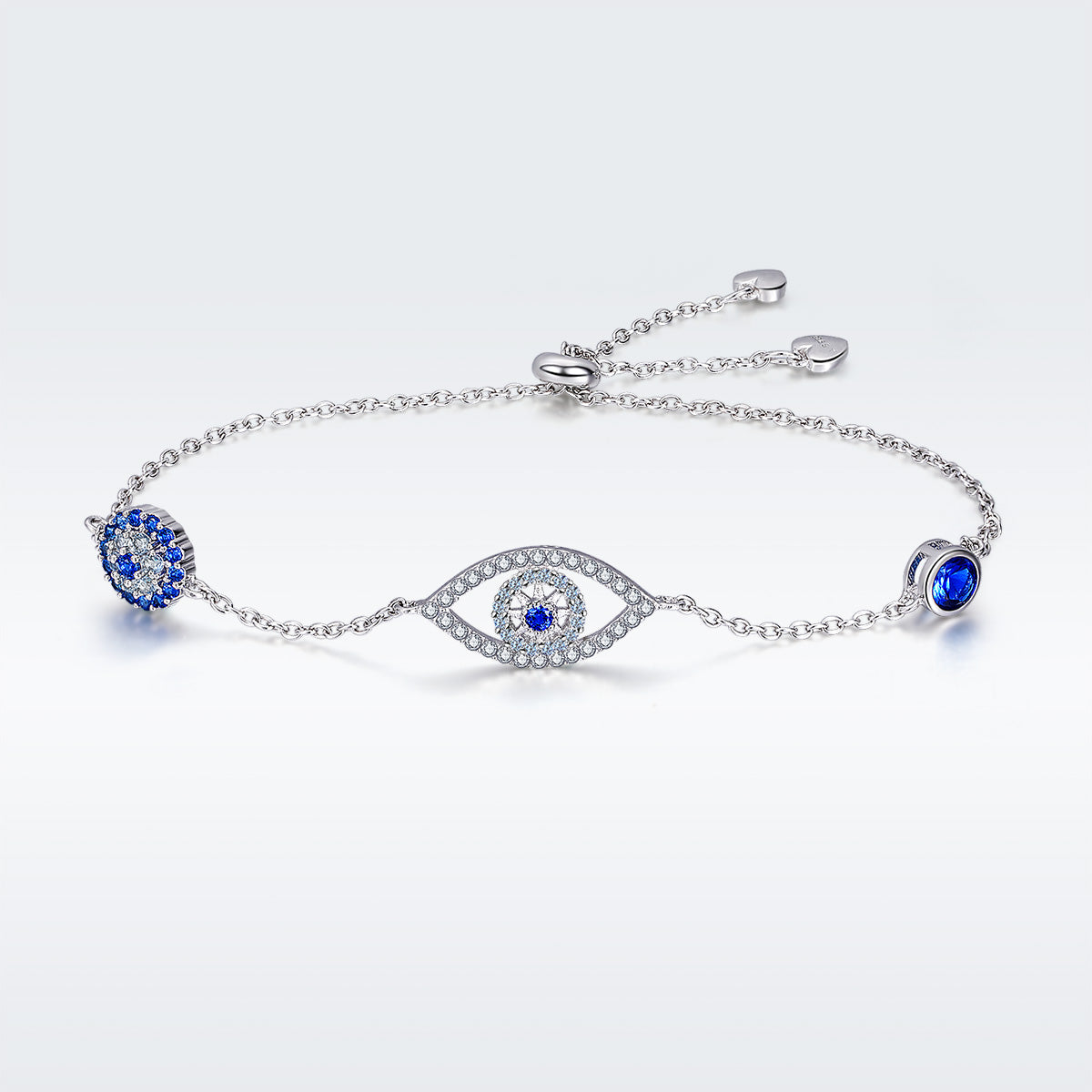 925 Sterling Silver Bracelet 22cm Length 0.9*2.2cm for Women DestGlow