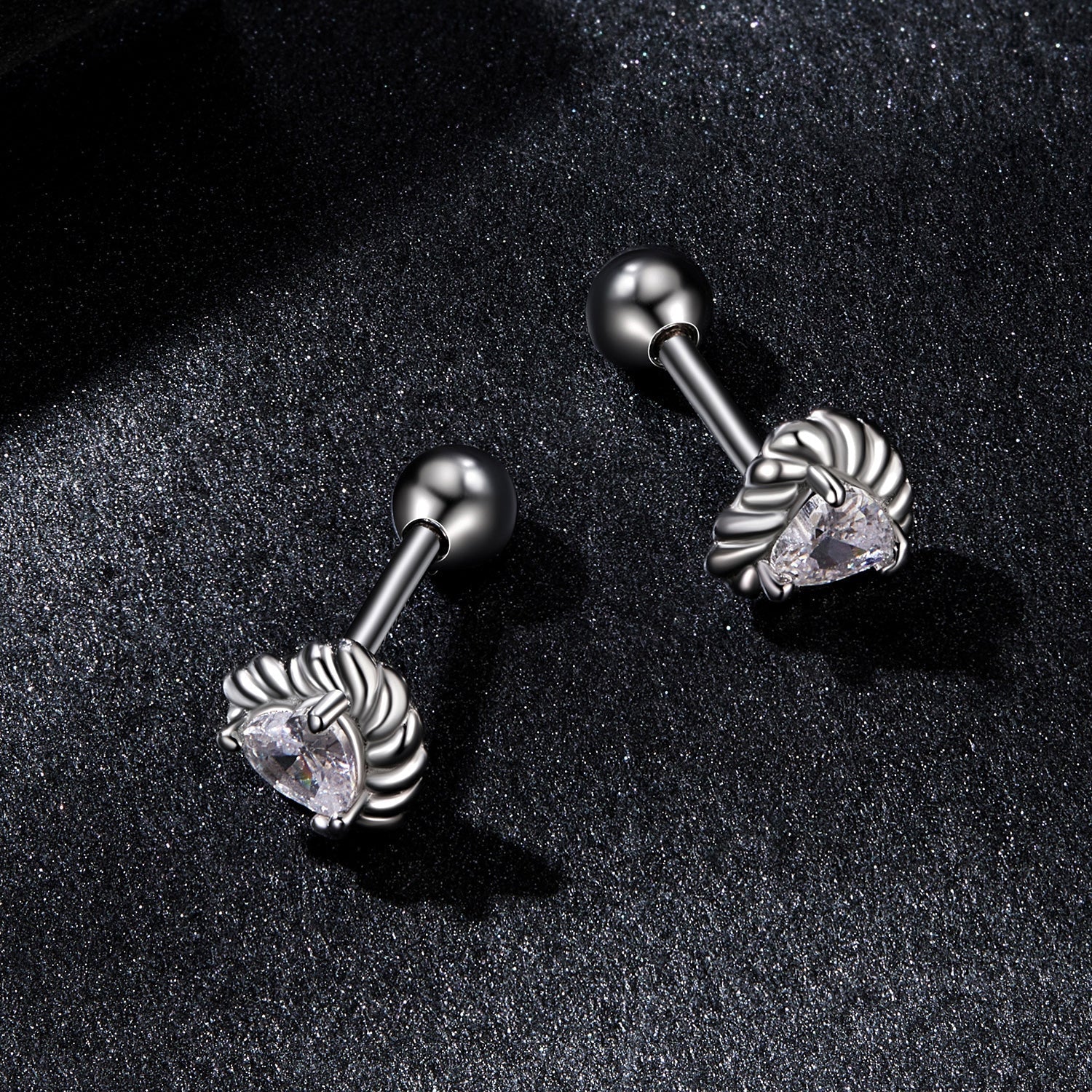 925 Sterling Silver Moissanite 0.15ct Earrings for Women DestGlow