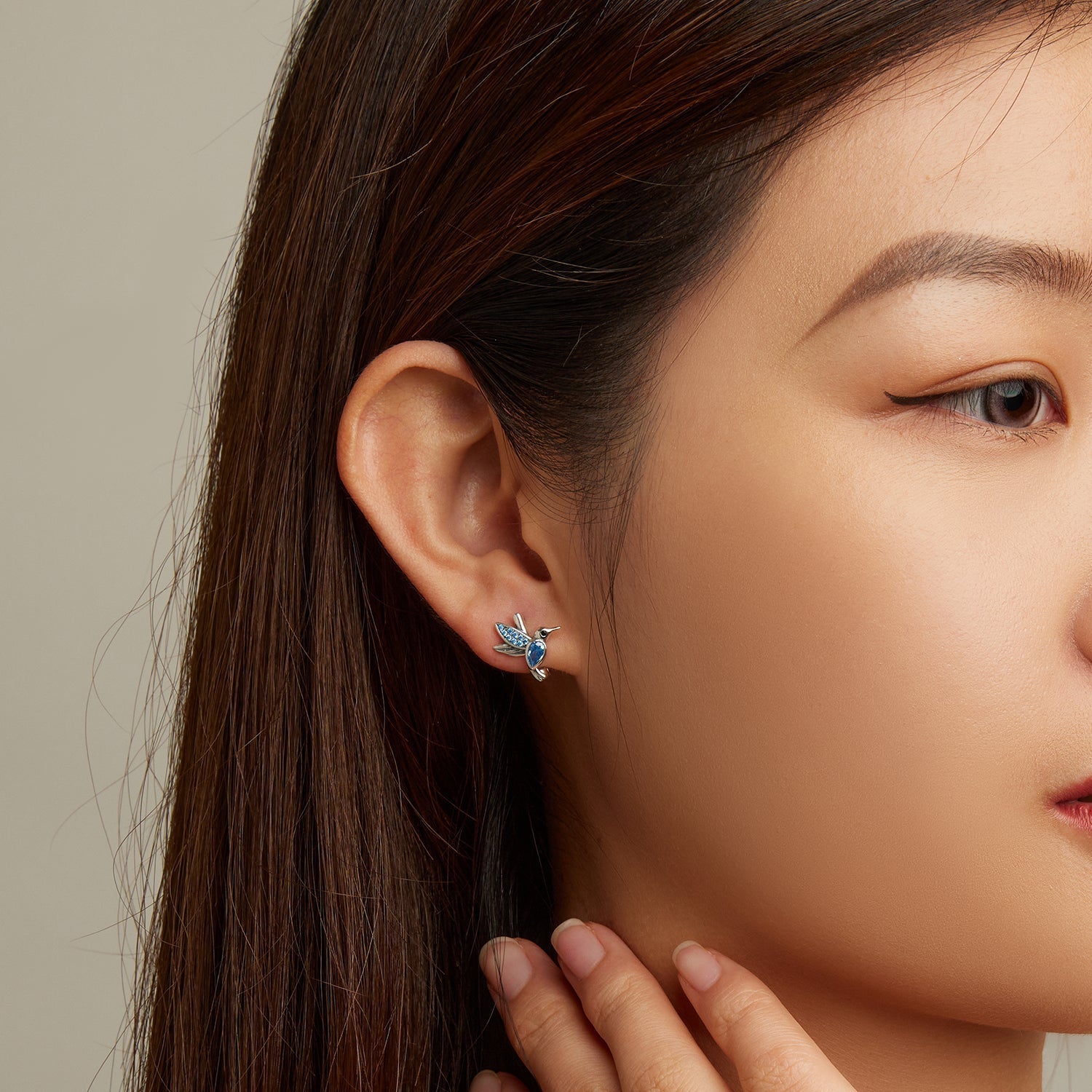 925 Sterling Silver Earrings with Pavé Setting and Oxidized Finish for Women DestGlow