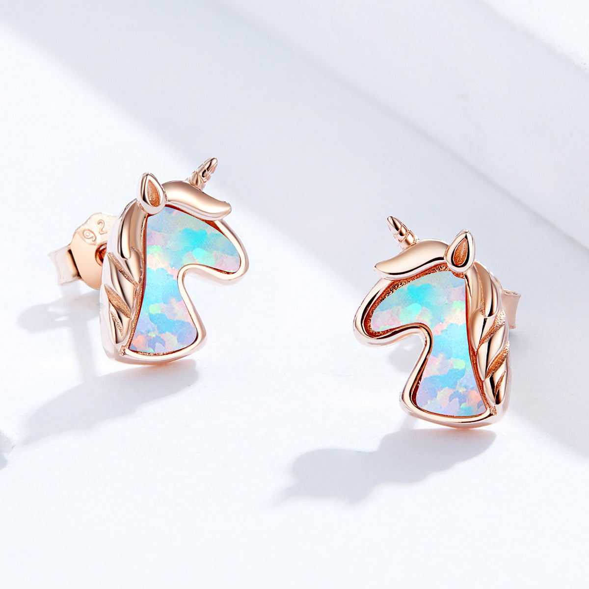 925 Sterling Silver Opal Earrings for Women DestGlow