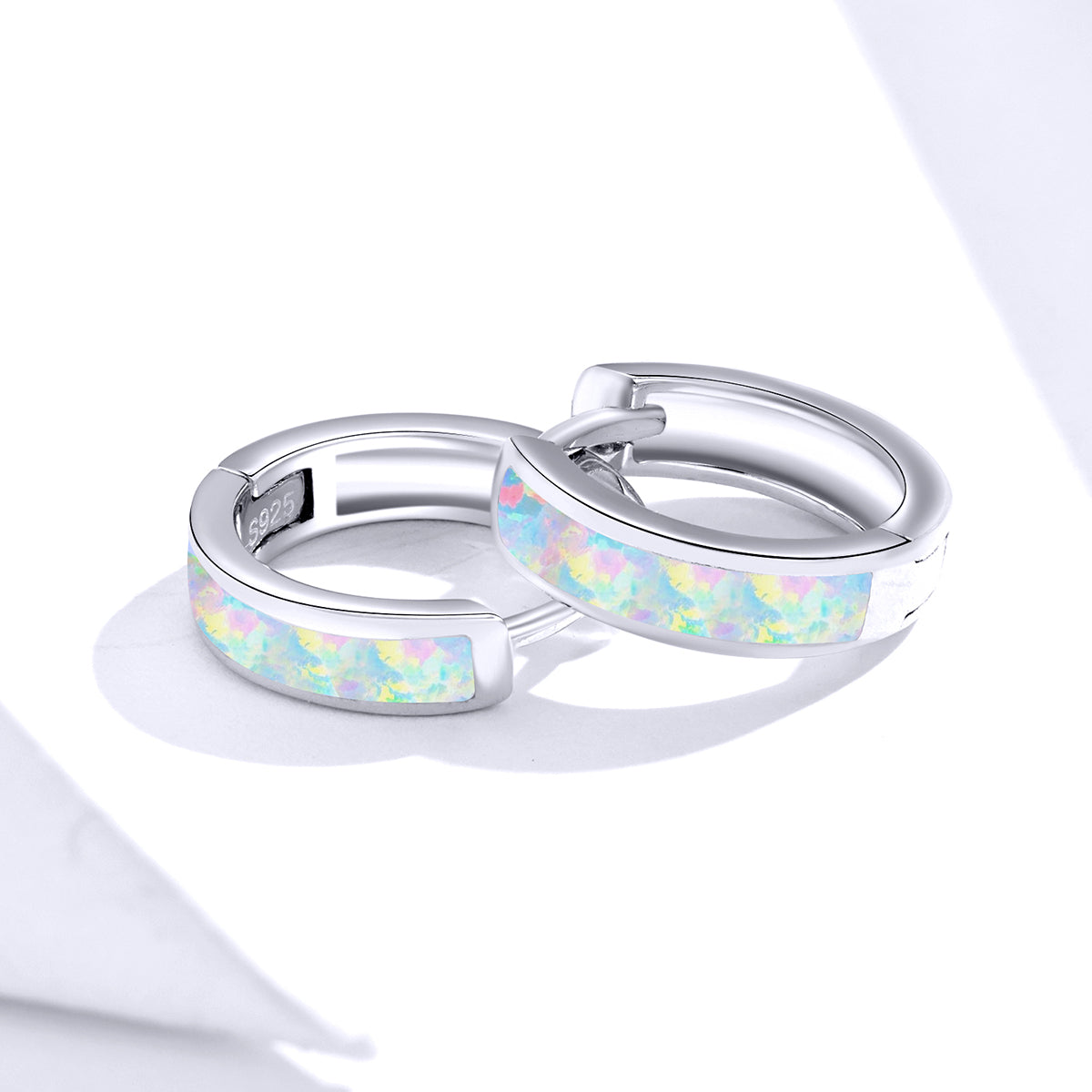 925 Sterling Silver Opal Earrings for Women DestGlow