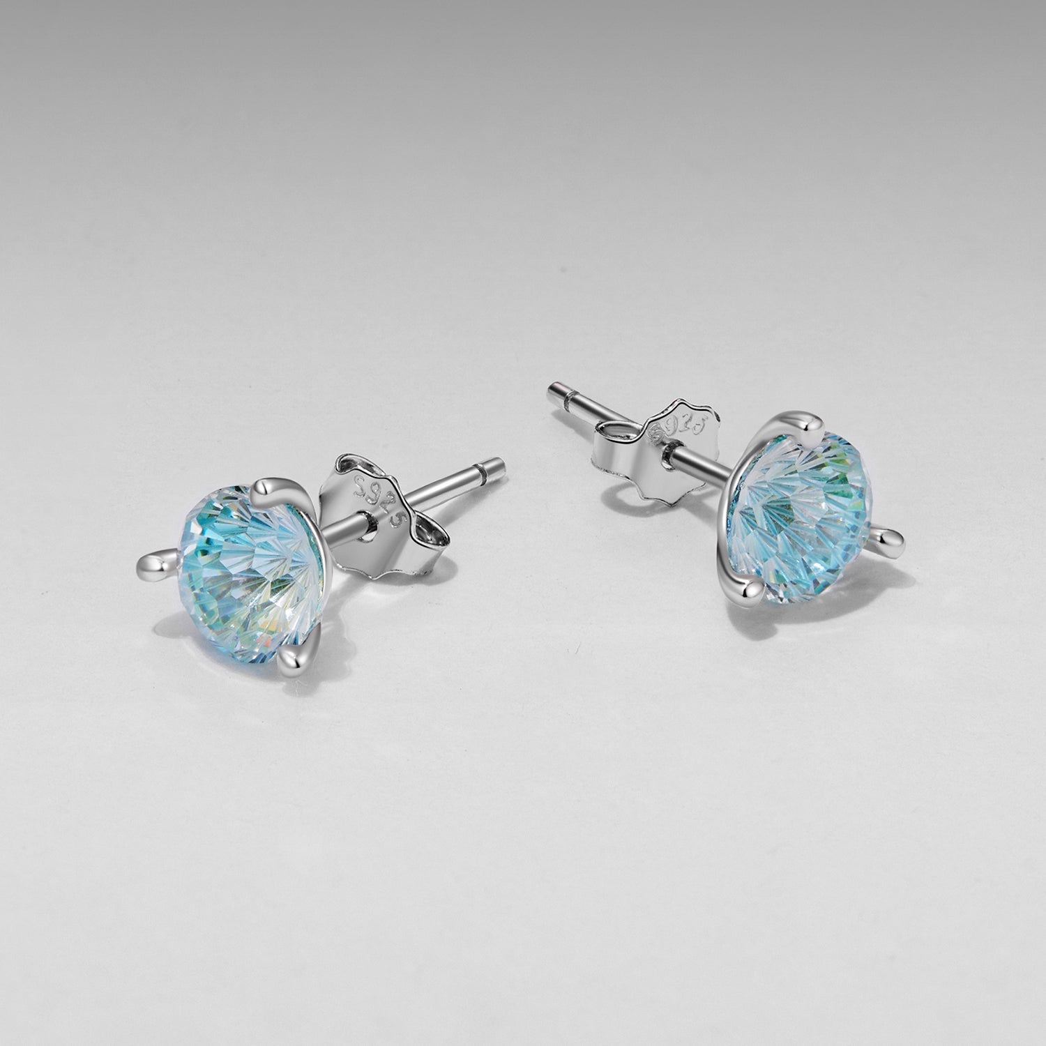 925 Sterling Silver Oxidized CZ Earrings DestGlow