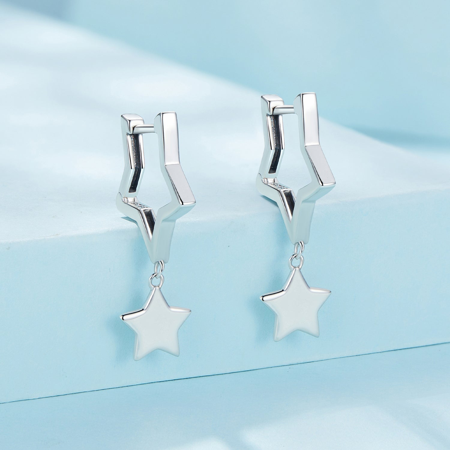 925 Sterling Silver Earrings 25*8mm for Women DestGlow