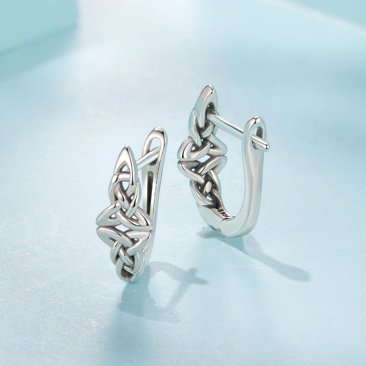 925 Sterling Silver Oxidized Silver Hoop Earrings 1.4*0.5cm for Women DestGlow