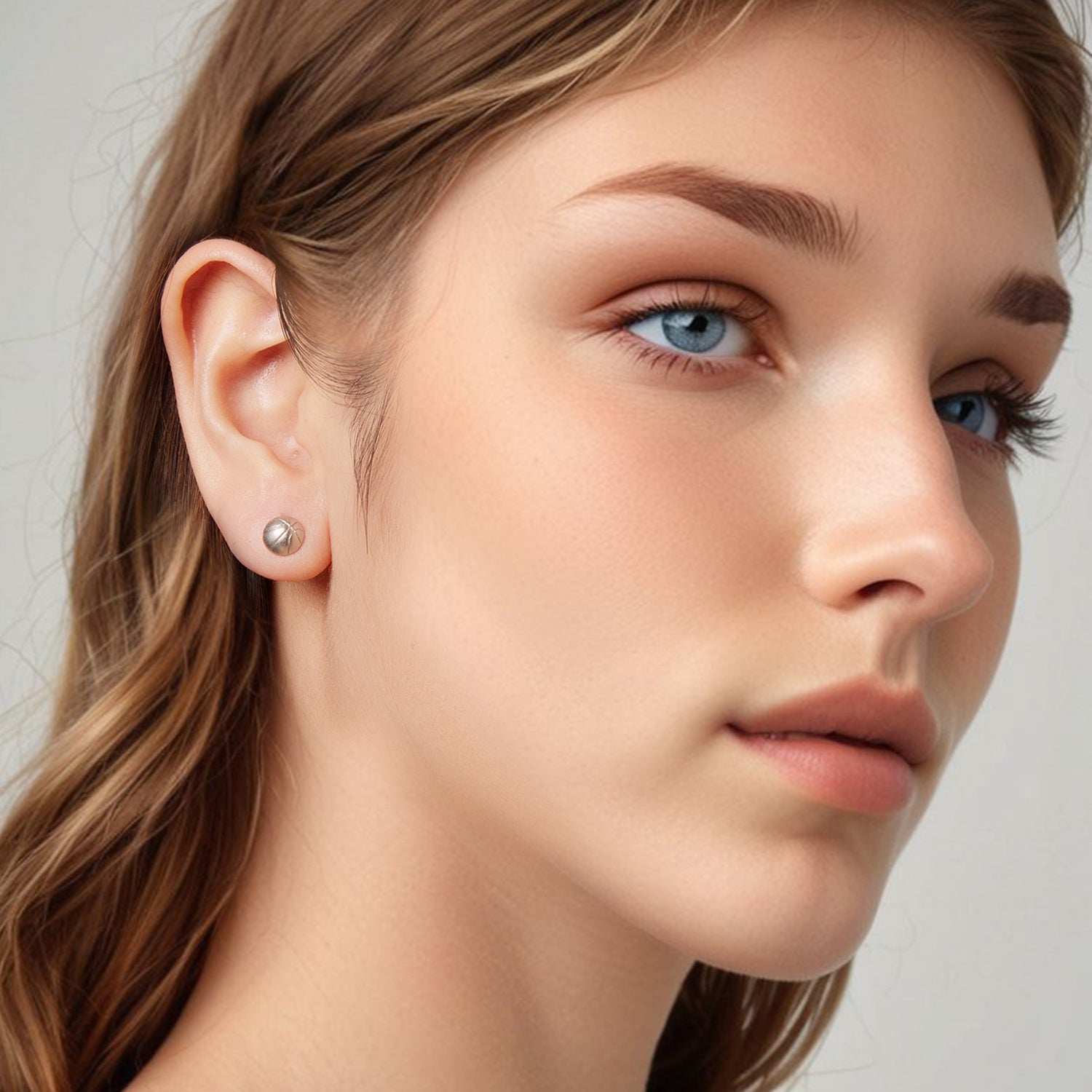 925 Sterling Silver Plated White Gold Earrings DestGlow